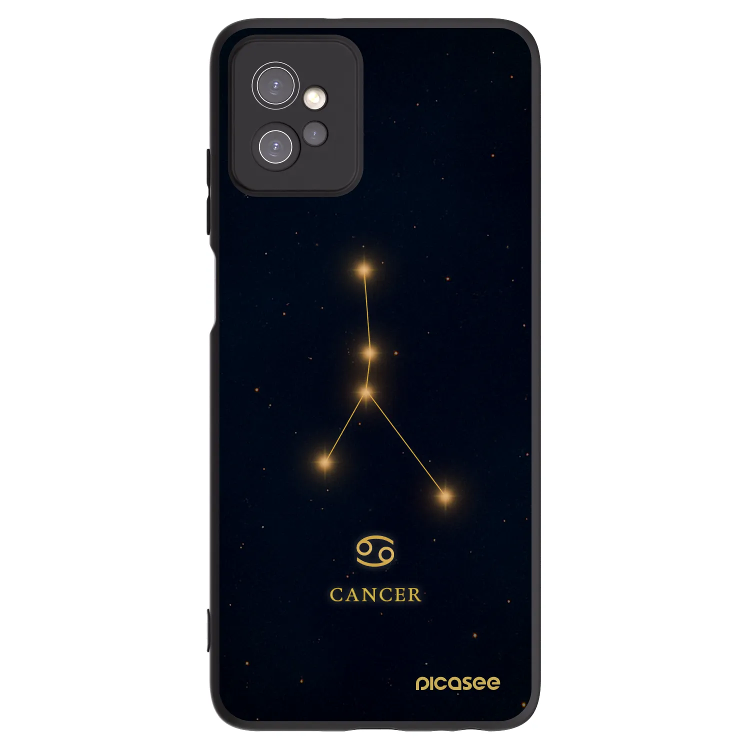 Picasee husă neagră din silicon pentru Motorola Moto G32 - CANCER