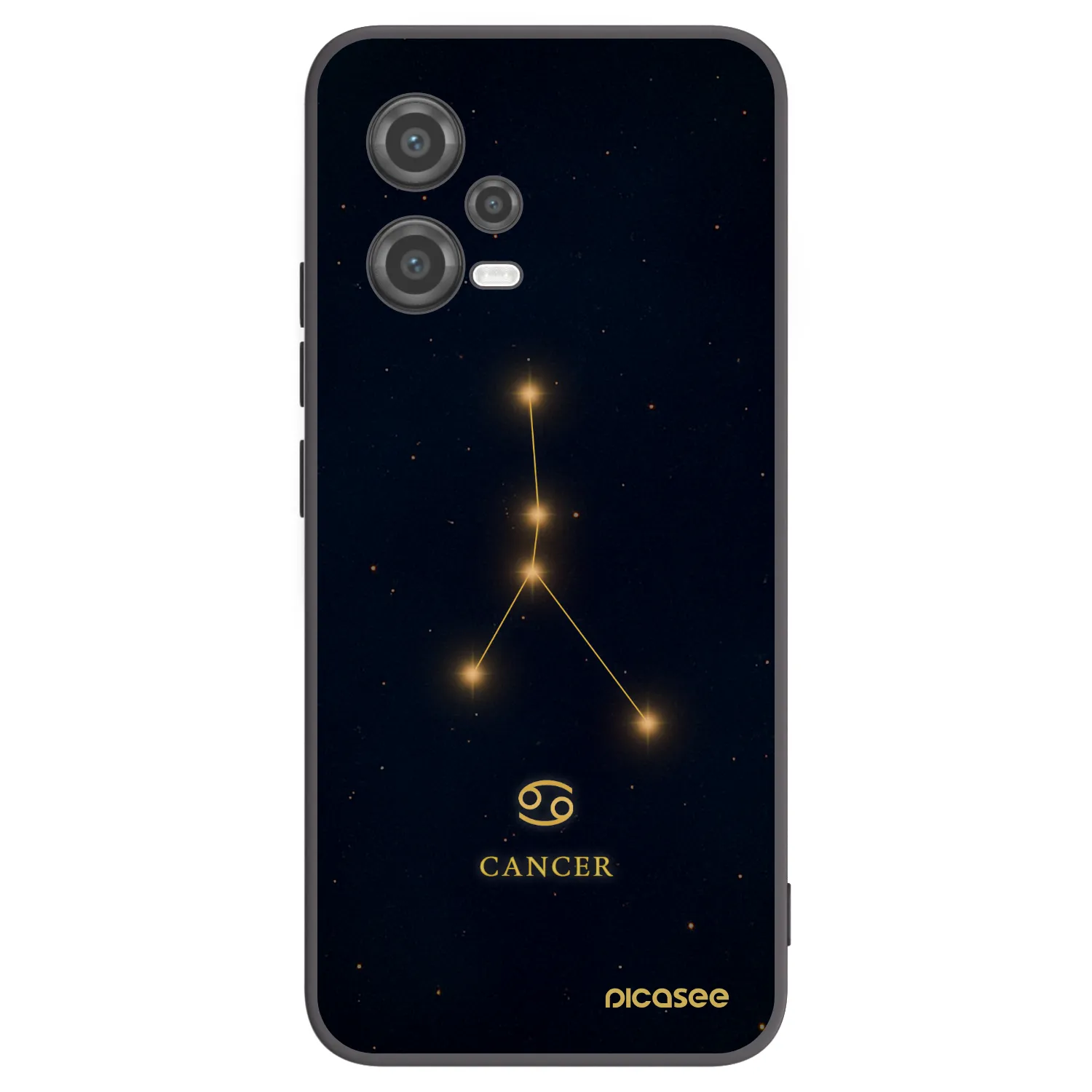 Picasee husă neagră din silicon pentru Xiaomi Poco X5 - CANCER