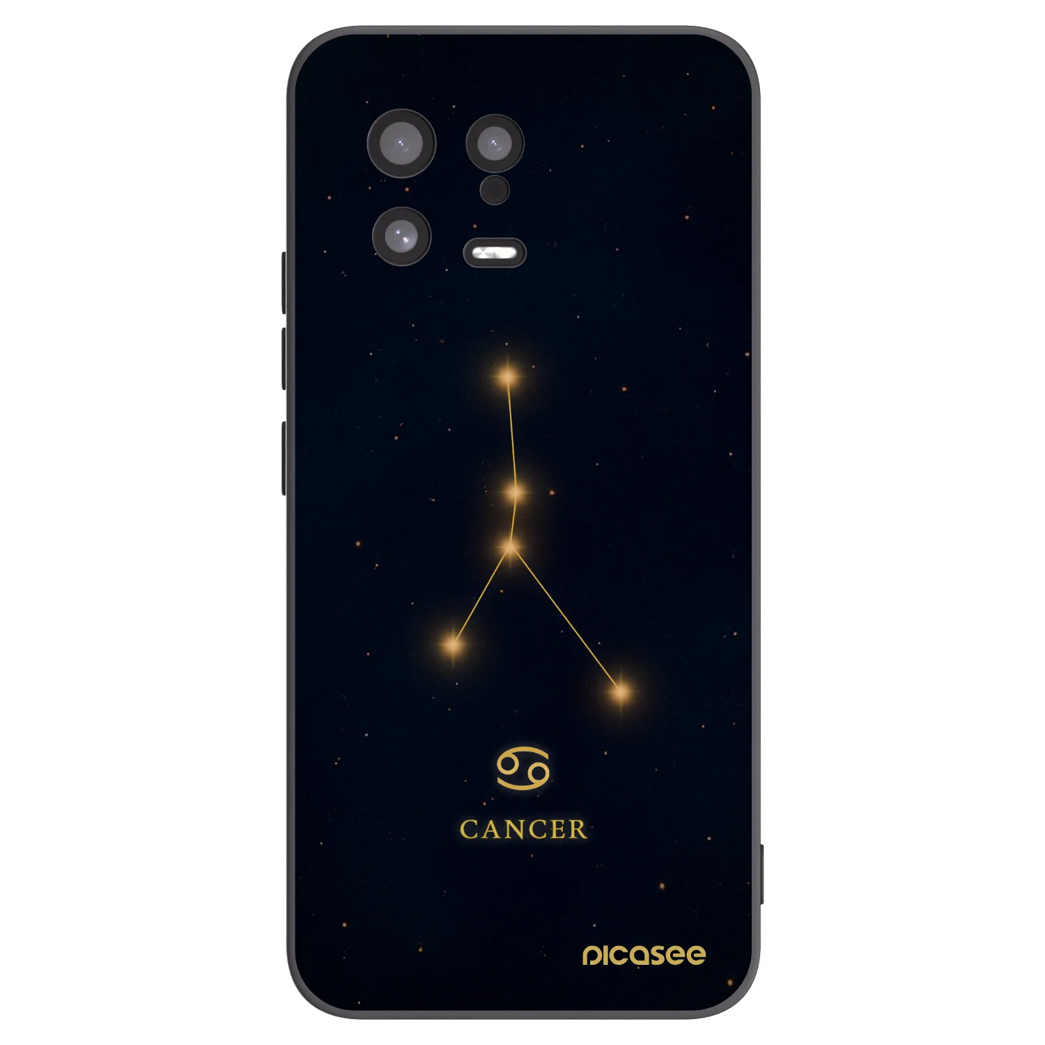 Picasee husă neagră din silicon pentru Xiaomi 13 - CANCER