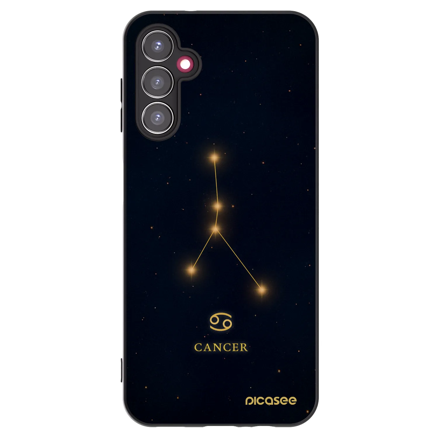 Picasee husă neagră din silicon pentru Samsung Galaxy A14 4G A145R - CANCER