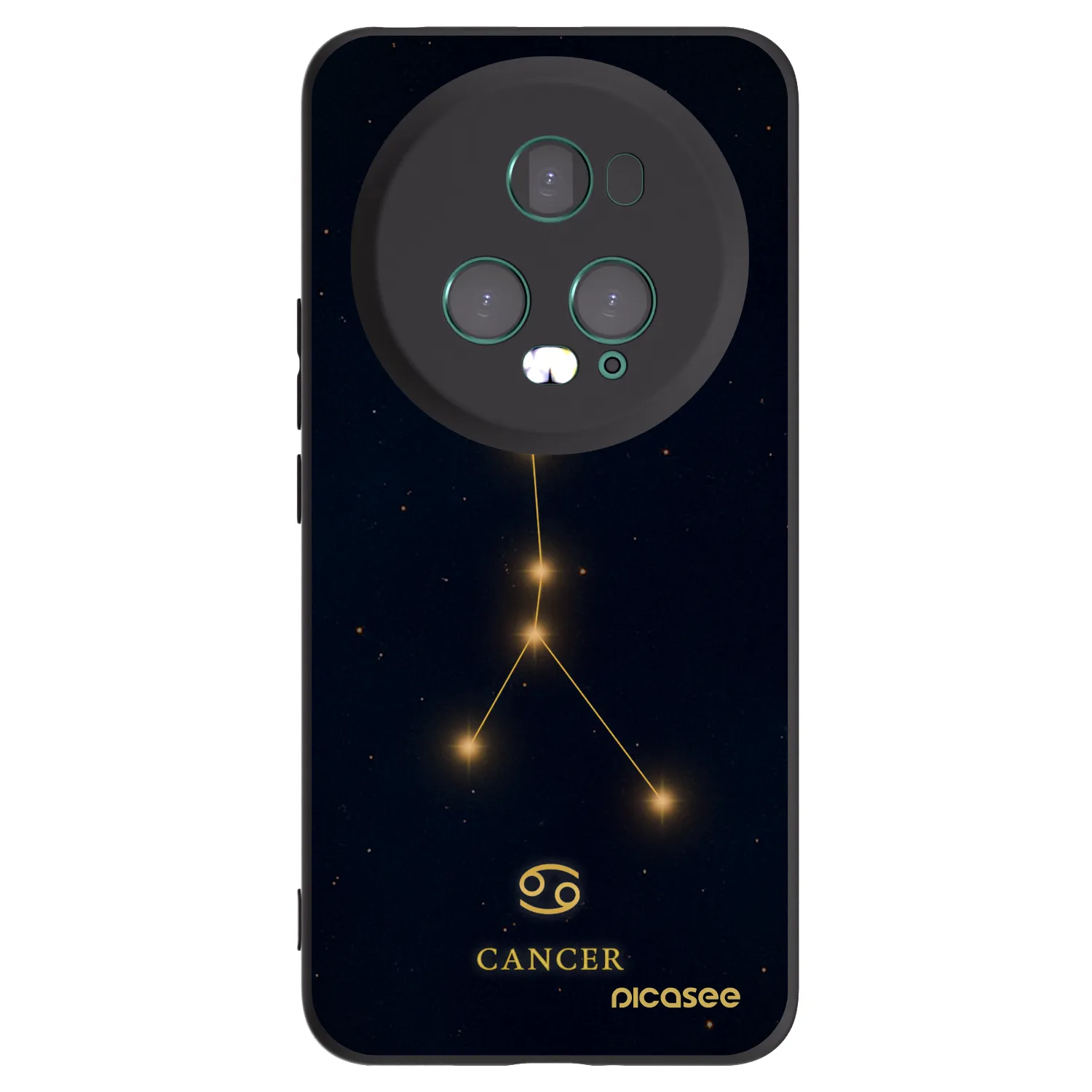 Picasee husă neagră din silicon pentru Honor Magic5 Pro - CANCER