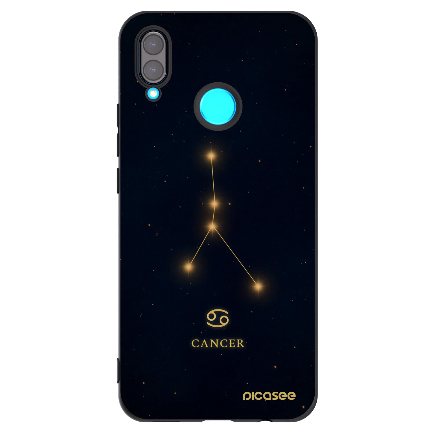 Picasee husă neagră din silicon pentru Huawei Nova 3i - CANCER