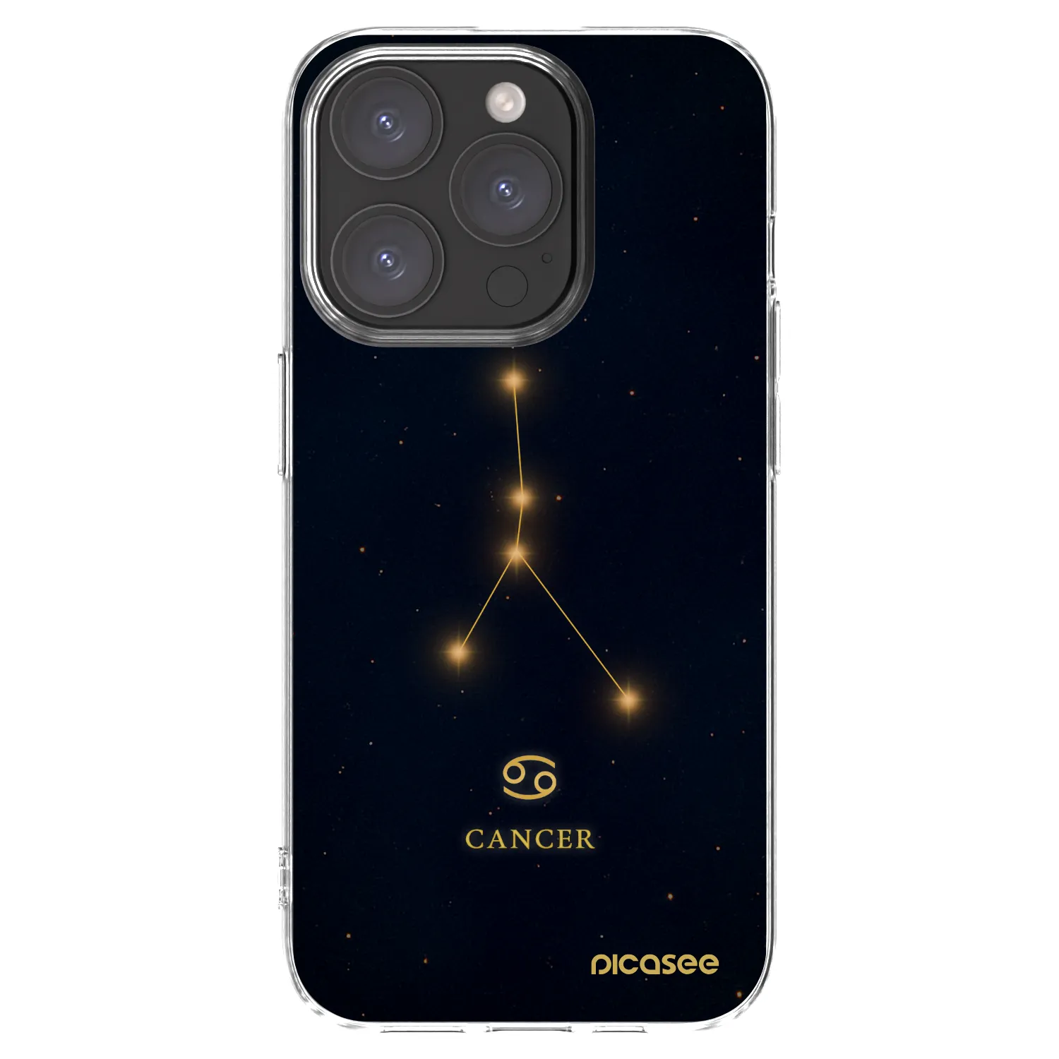 Picasee husă transparentă din silicon pentru Apple iPhone 15 Pro - CANCER