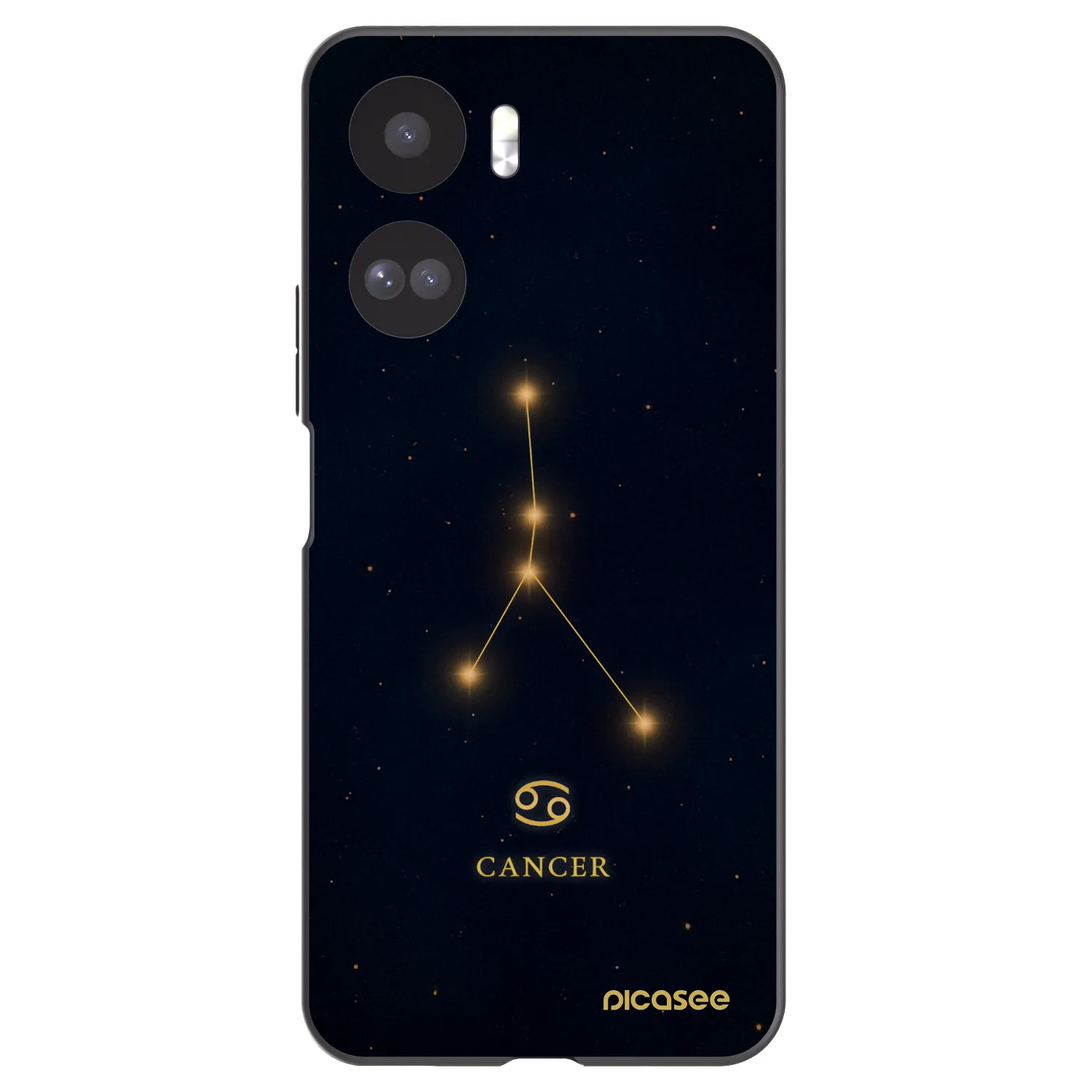 Picasee husă neagră din silicon pentru Honor 90 Lite 5G - CANCER