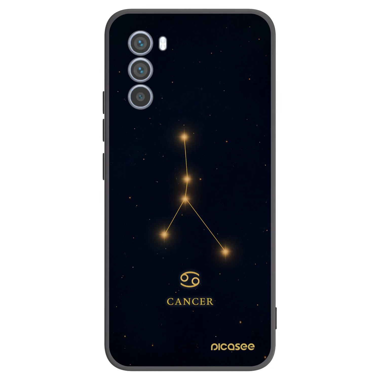 Picasee husă neagră din silicon pentru Motorola Moto G62 - CANCER