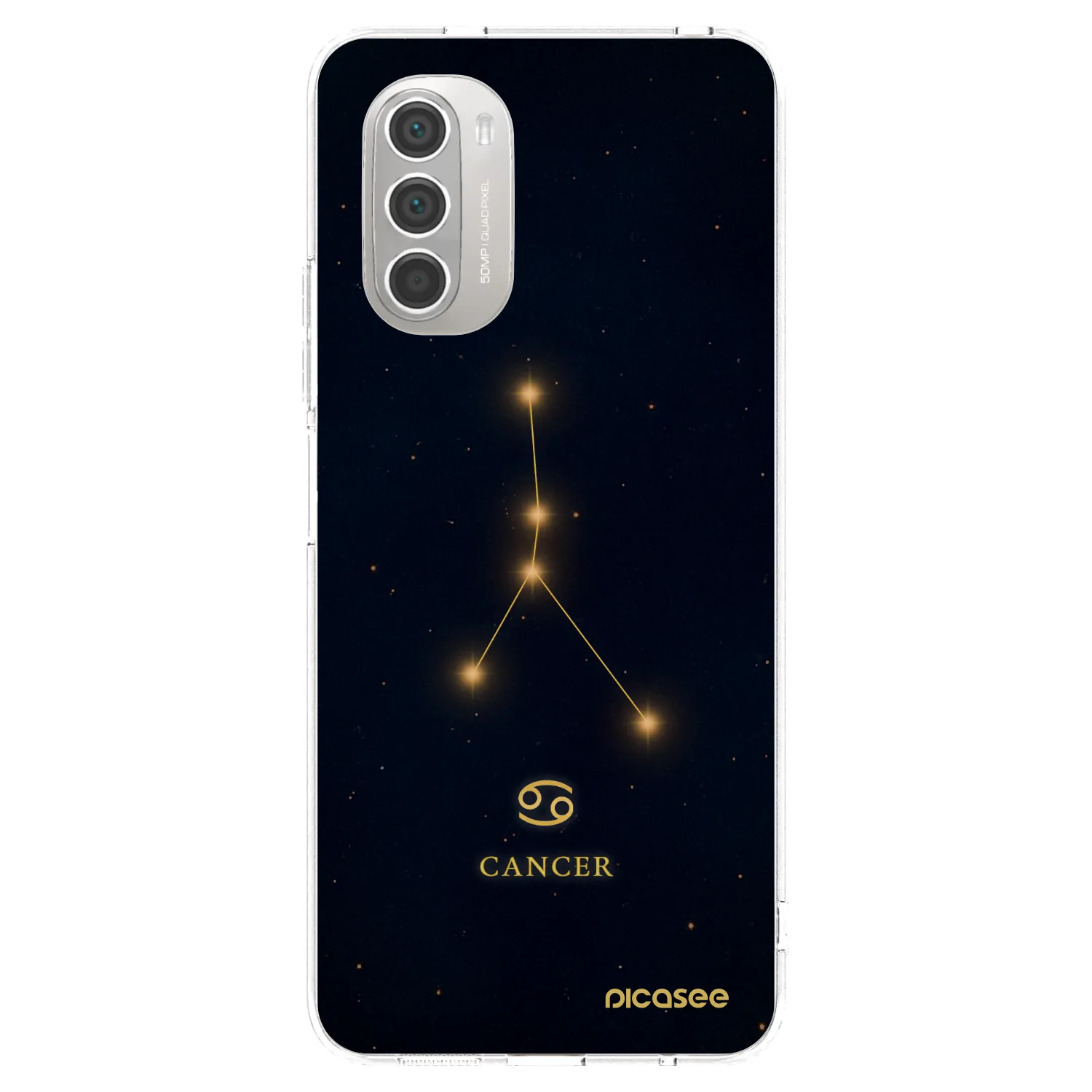 Picasee husă transparentă din silicon pentru Motorola Moto G51 - CANCER