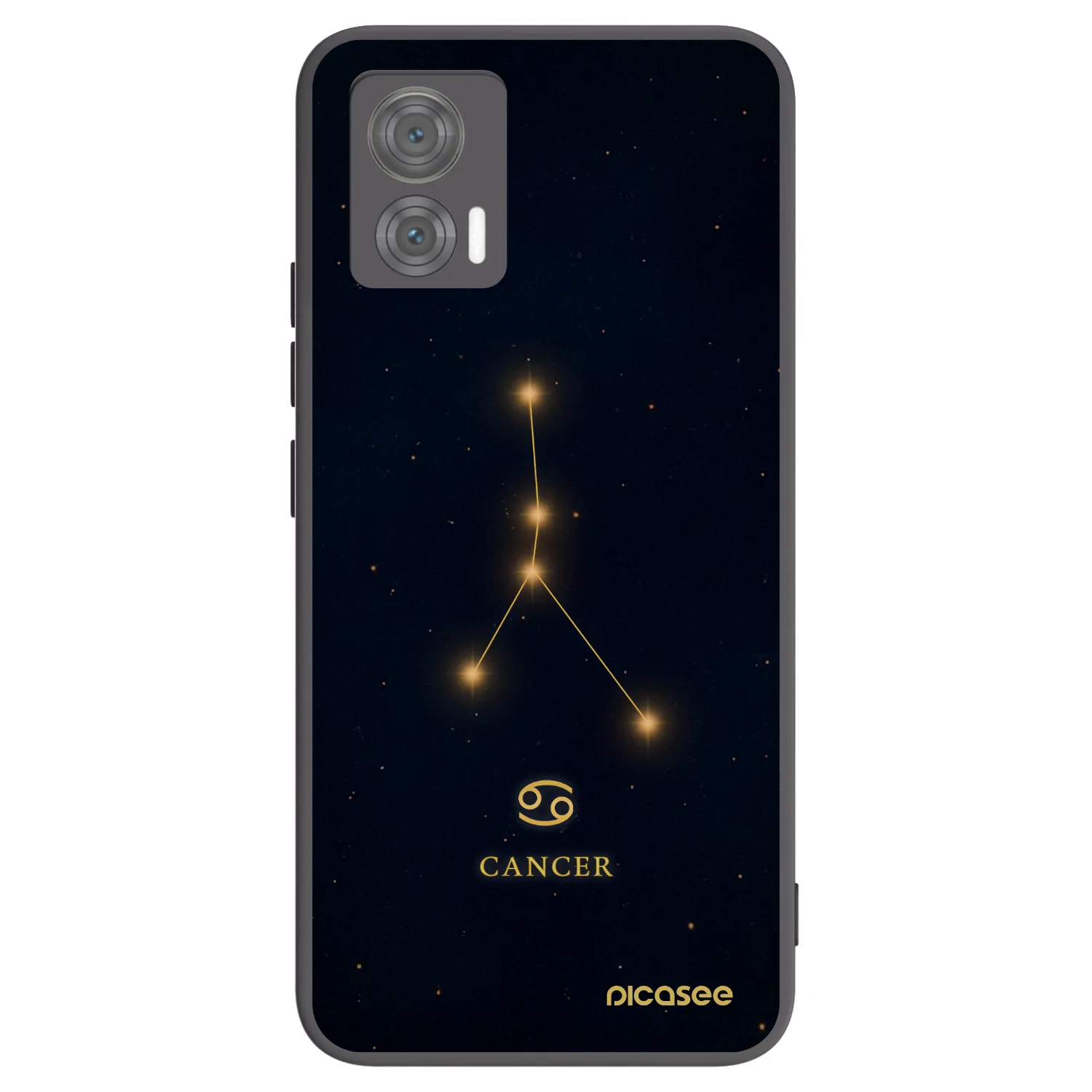 Picasee husă neagră din silicon pentru Motorola Edge 30 Neo - CANCER