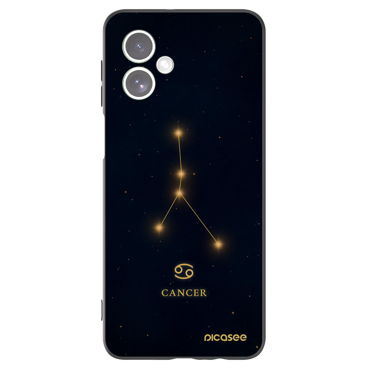 Picasee husă neagră din silicon pentru Motorola Moto G54 5G - CANCER