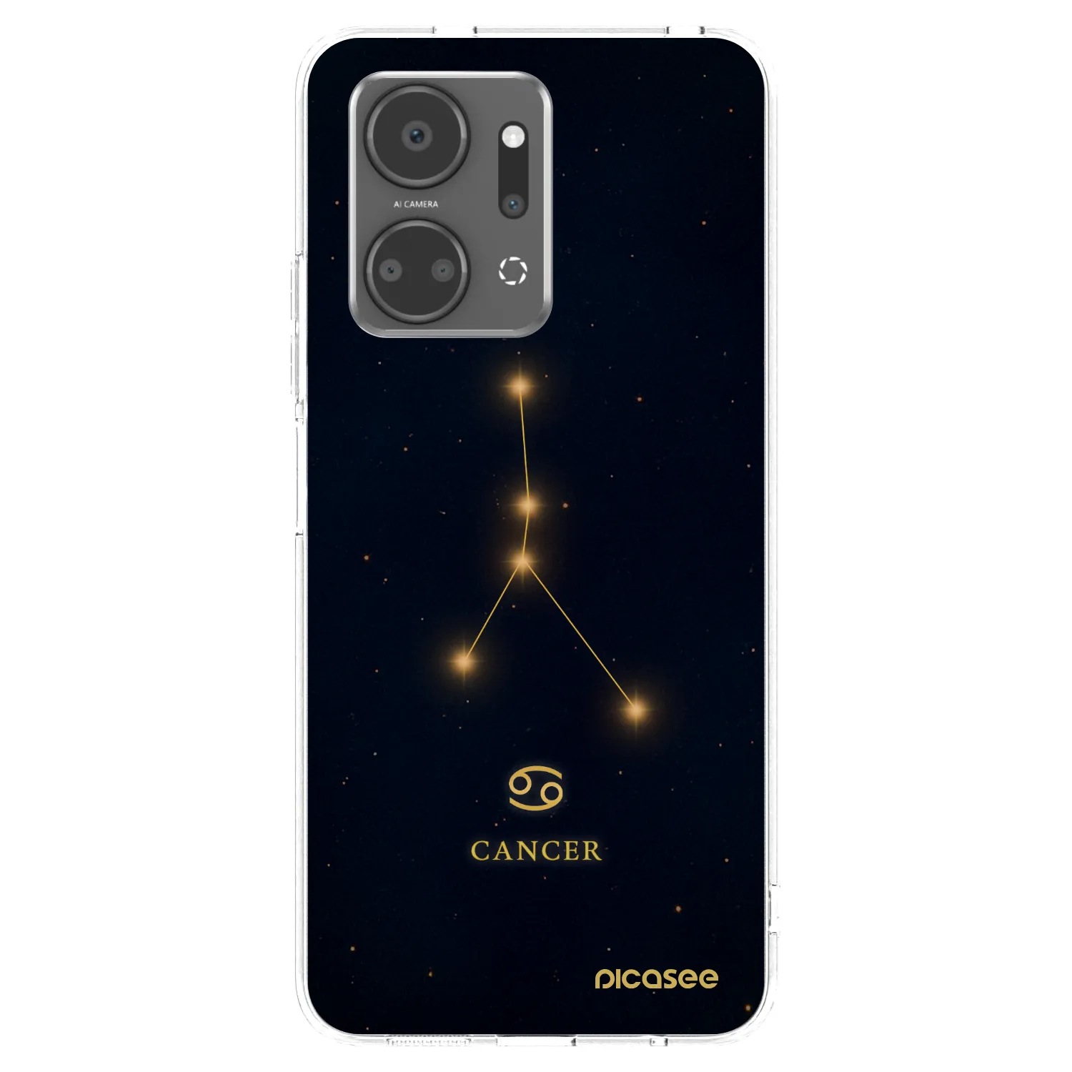 Picasee husă transparentă din silicon pentru Honor X7a - CANCER