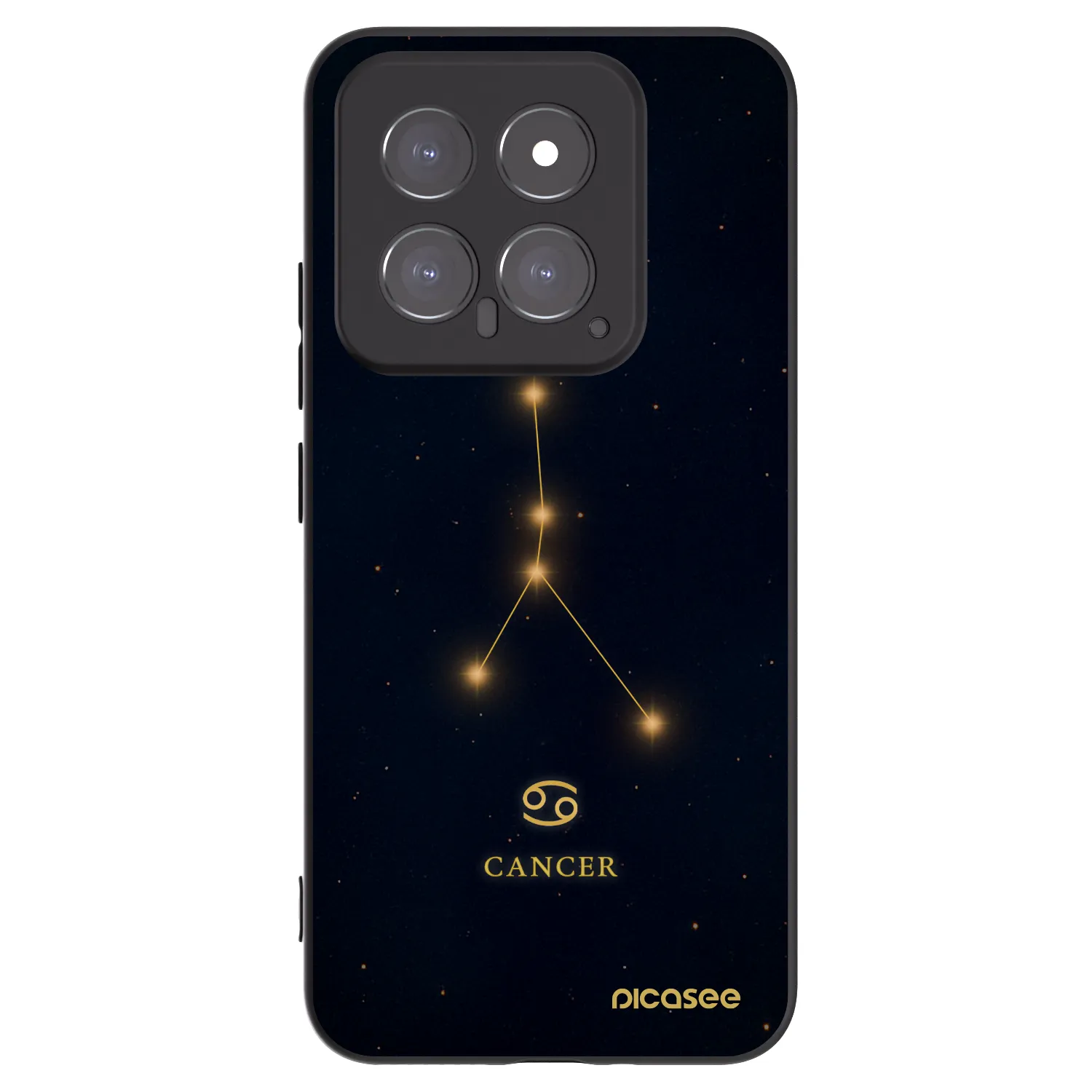 Picasee husă neagră din silicon pentru Xiaomi 14 - CANCER