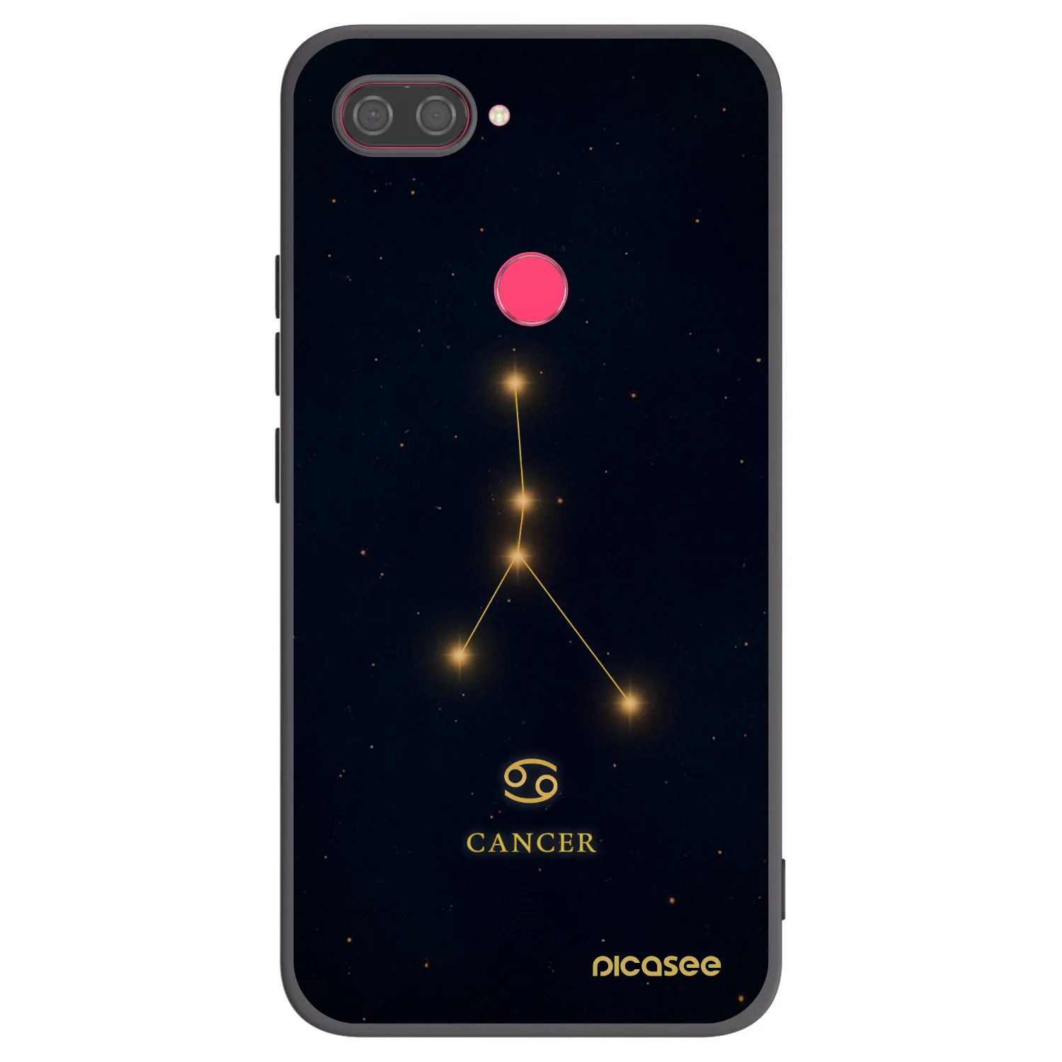 Picasee husă neagră din silicon pentru Xiaomi Mi 8 Lite - CANCER