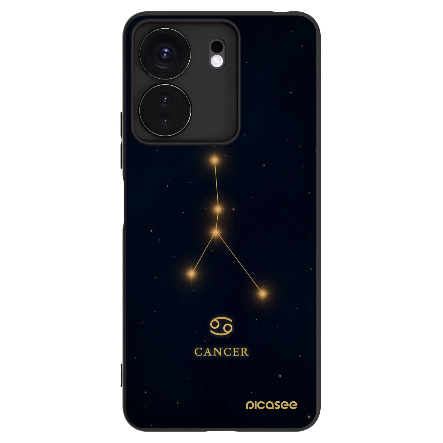 Picasee husă neagră din silicon pentru Xiaomi Redmi 13C 4G - CANCER