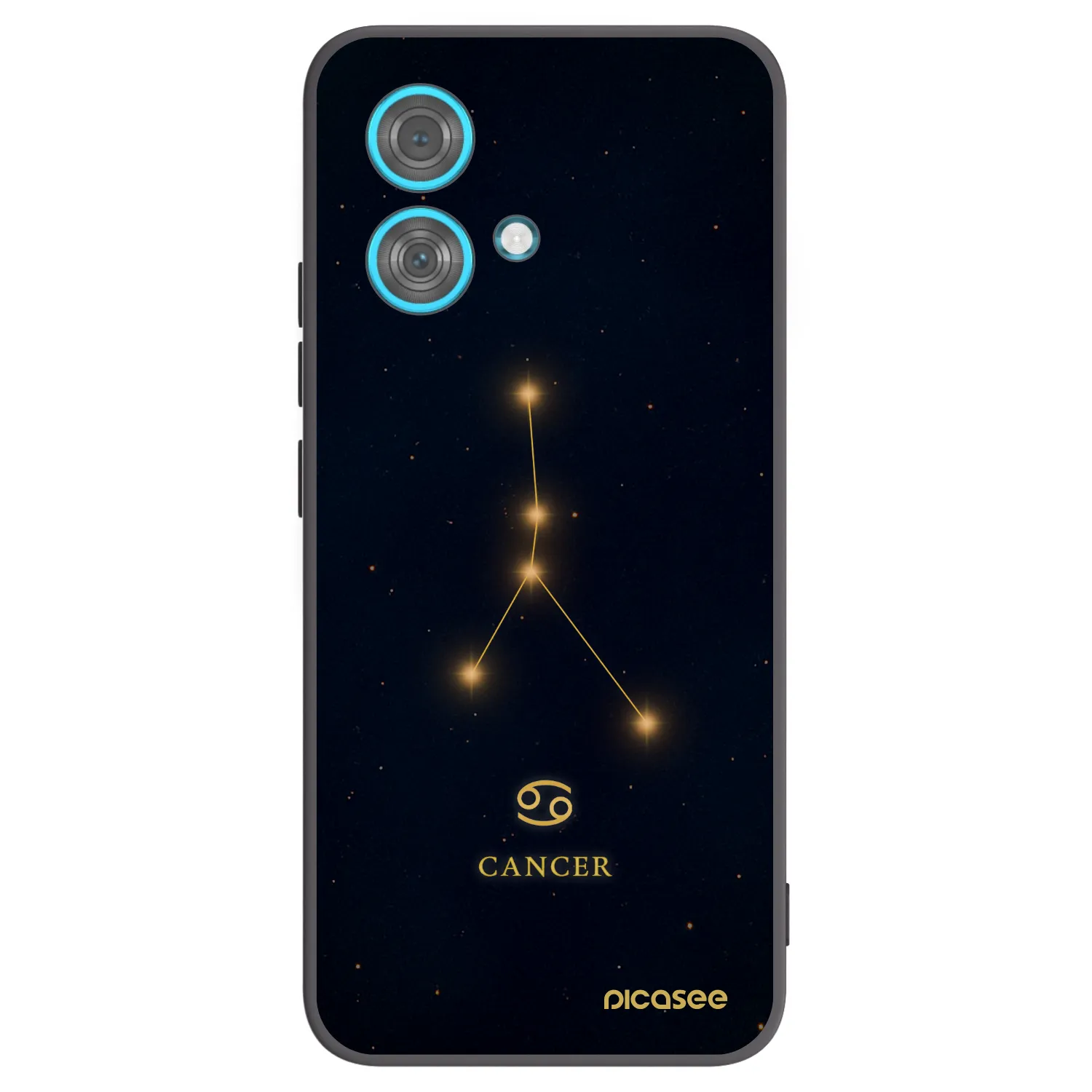 Picasee husă neagră din silicon pentru Motorola Edge 40 Neo - CANCER