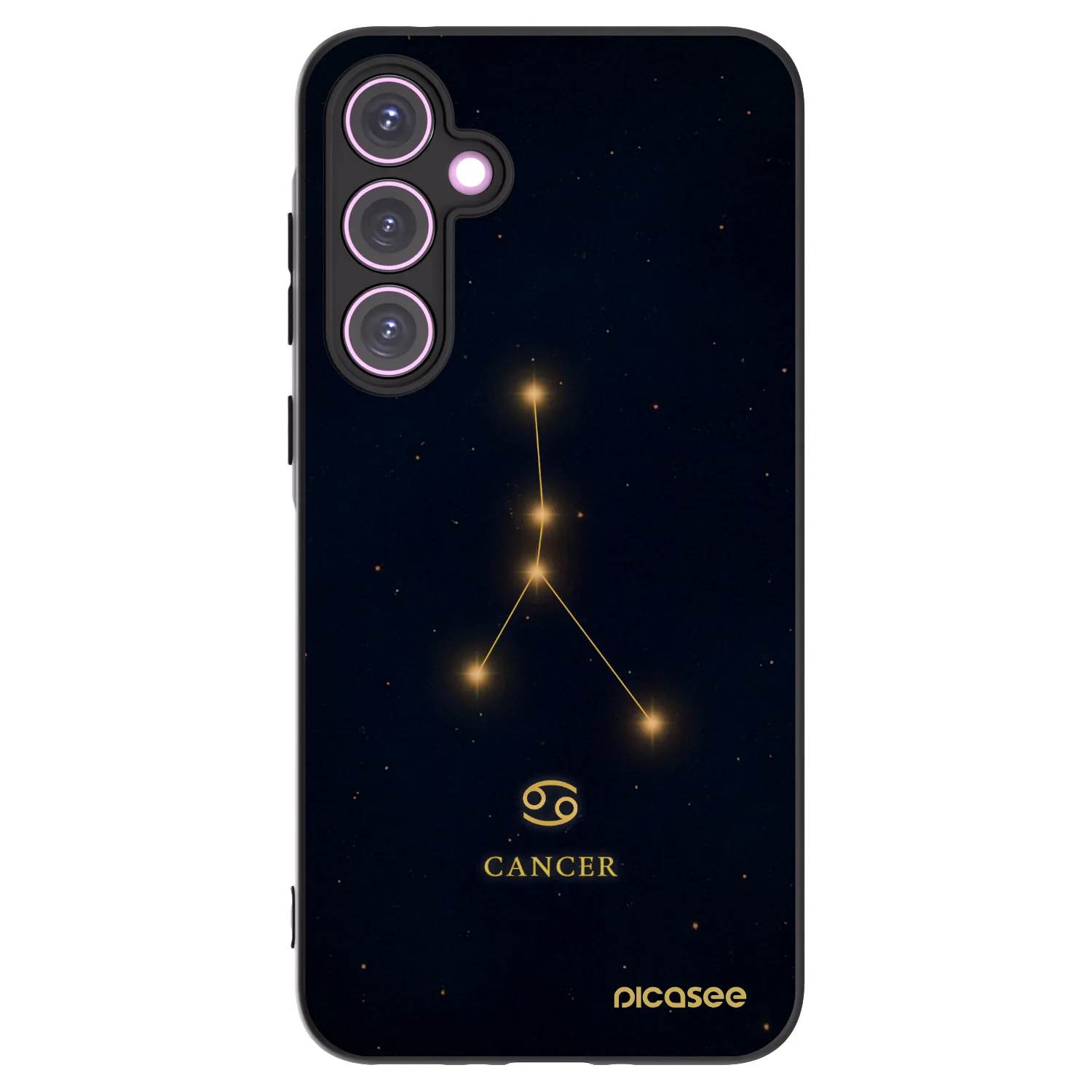 Picasee husă neagră din silicon pentru Samsung Galaxy A35 5G A356B - CANCER