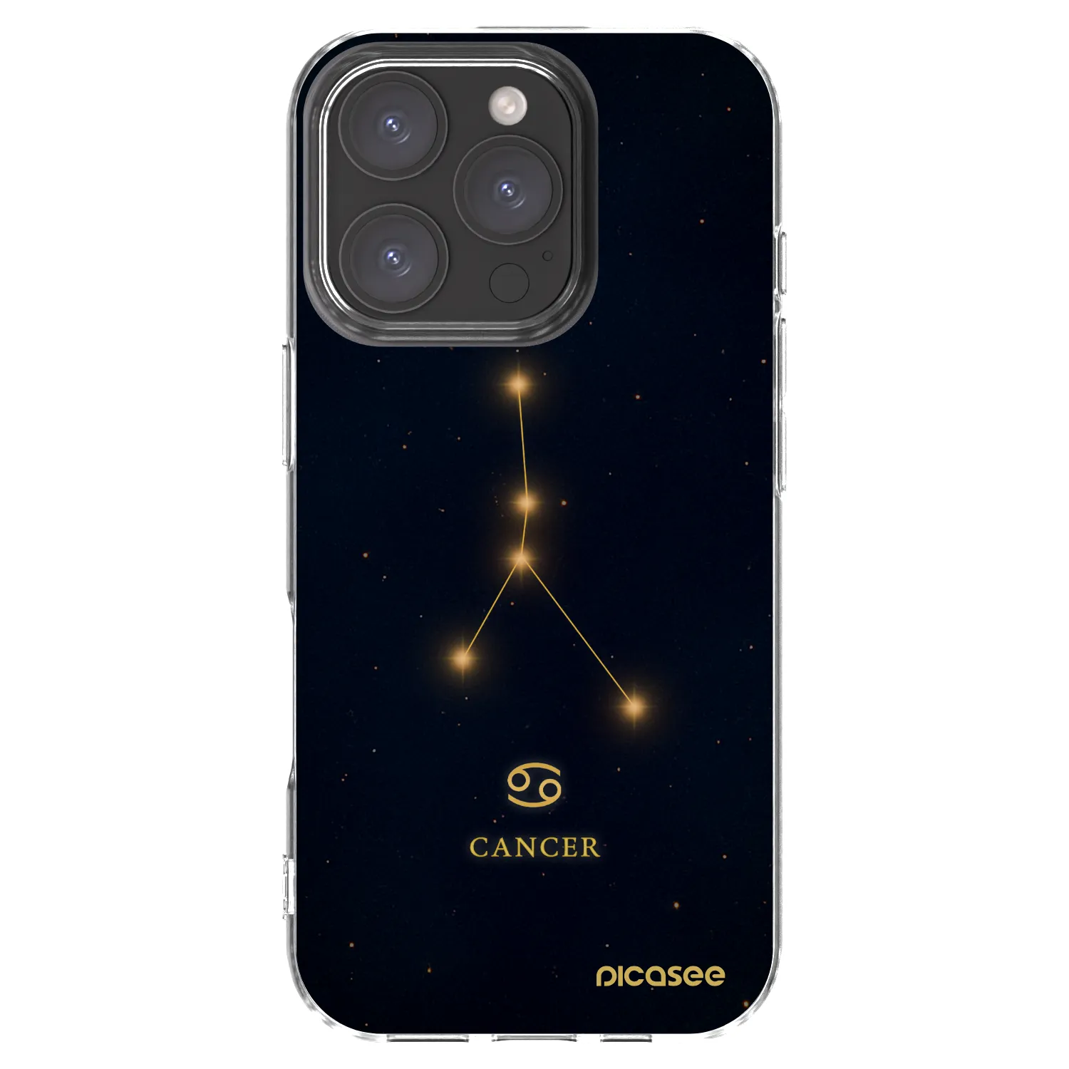 Picasee husă transparentă din silicon pentru Apple iPhone 16 Pro - CANCER