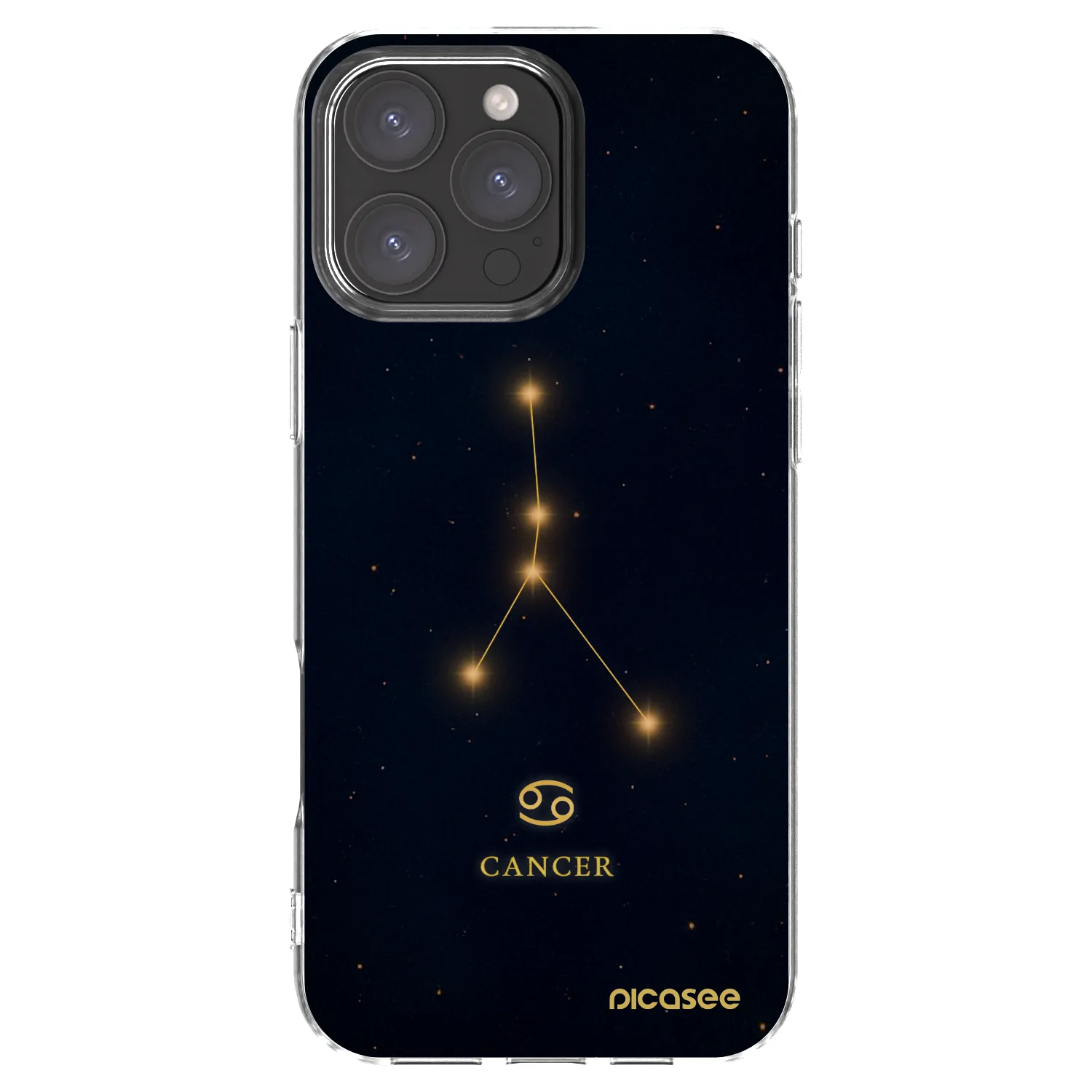 Picasee husă transparentă din silicon pentru Apple iPhone 16 Pro Max - CANCER