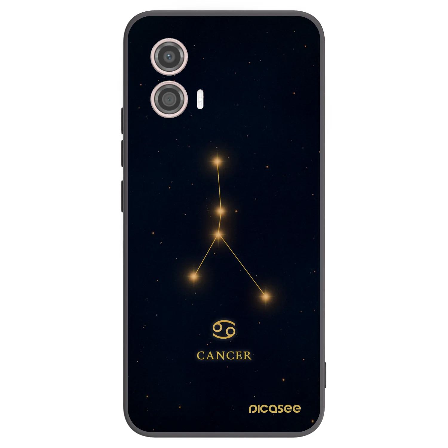 Picasee husă neagră din silicon pentru Motorola Moto G53 5G - CANCER