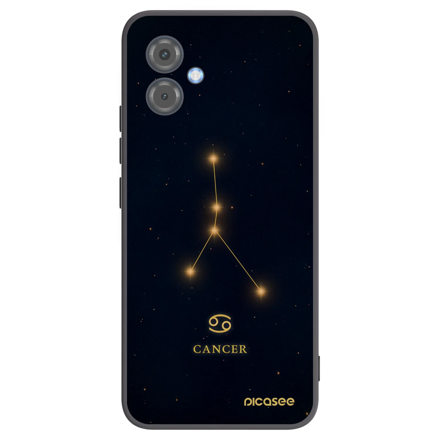Picasee husă neagră din silicon pentru Motorola Moto G14 - CANCER