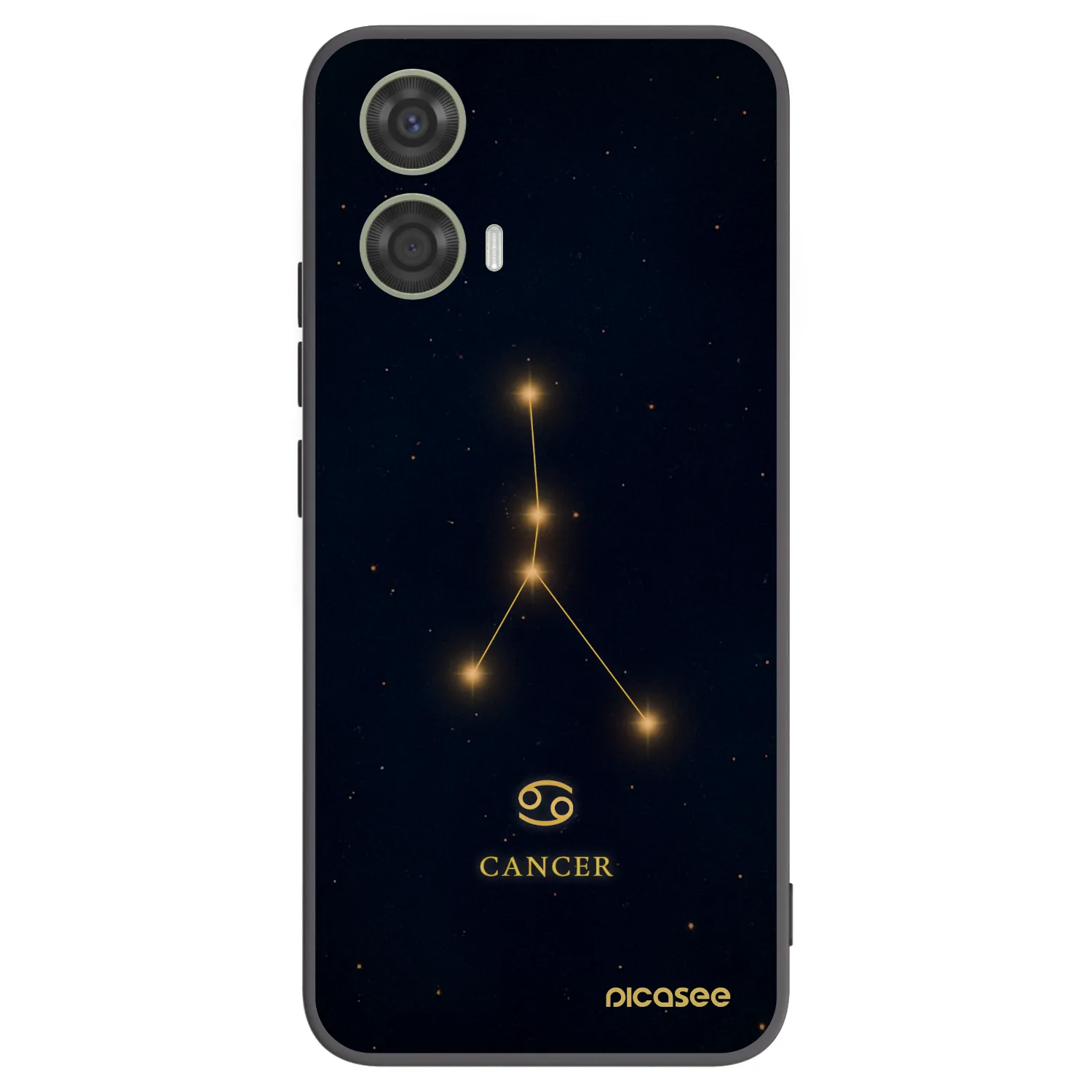 Picasee husă neagră din silicon pentru Motorola Moto G24 - CANCER