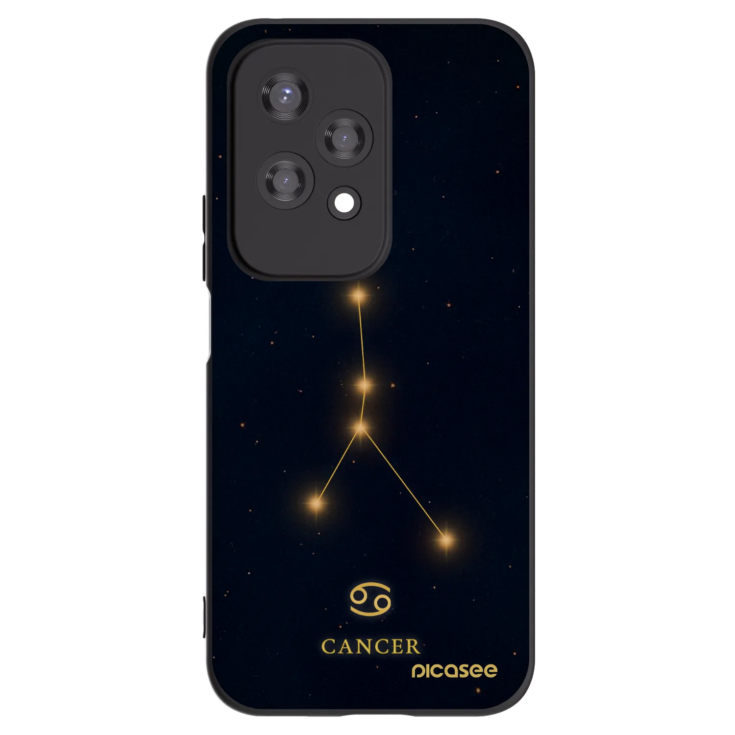 Picasee husă neagră din silicon pentru Honor 200 Lite - CANCER