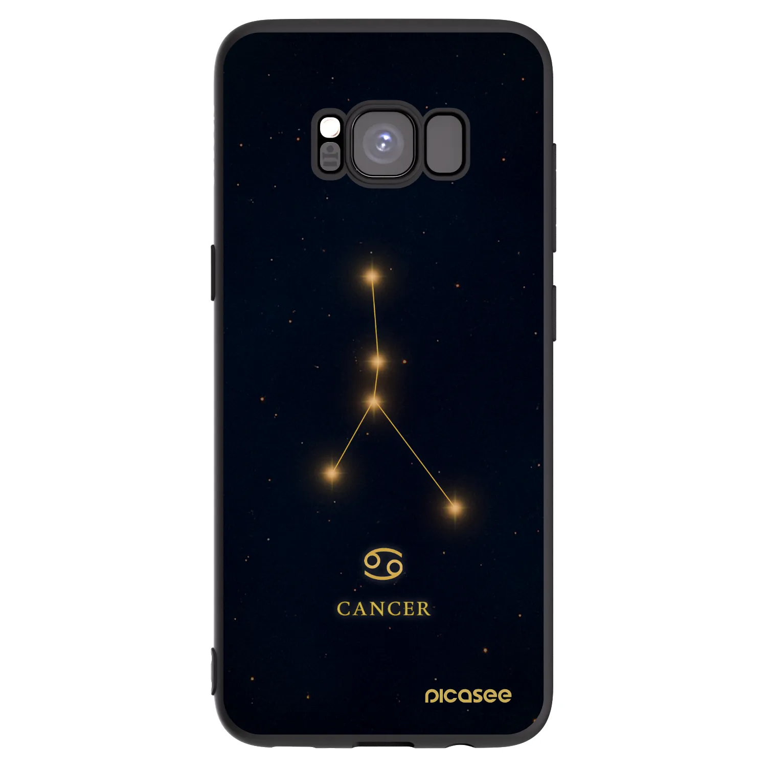 Picasee husă neagră din silicon pentru Samsung Galaxy S8 G950F - CANCER