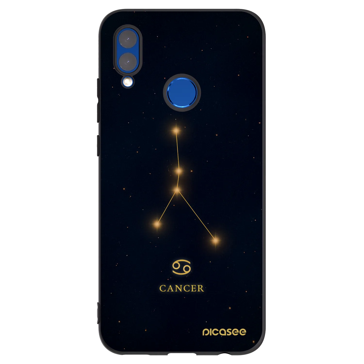 Picasee husă neagră din silicon pentru Honor 10 Lite - CANCER