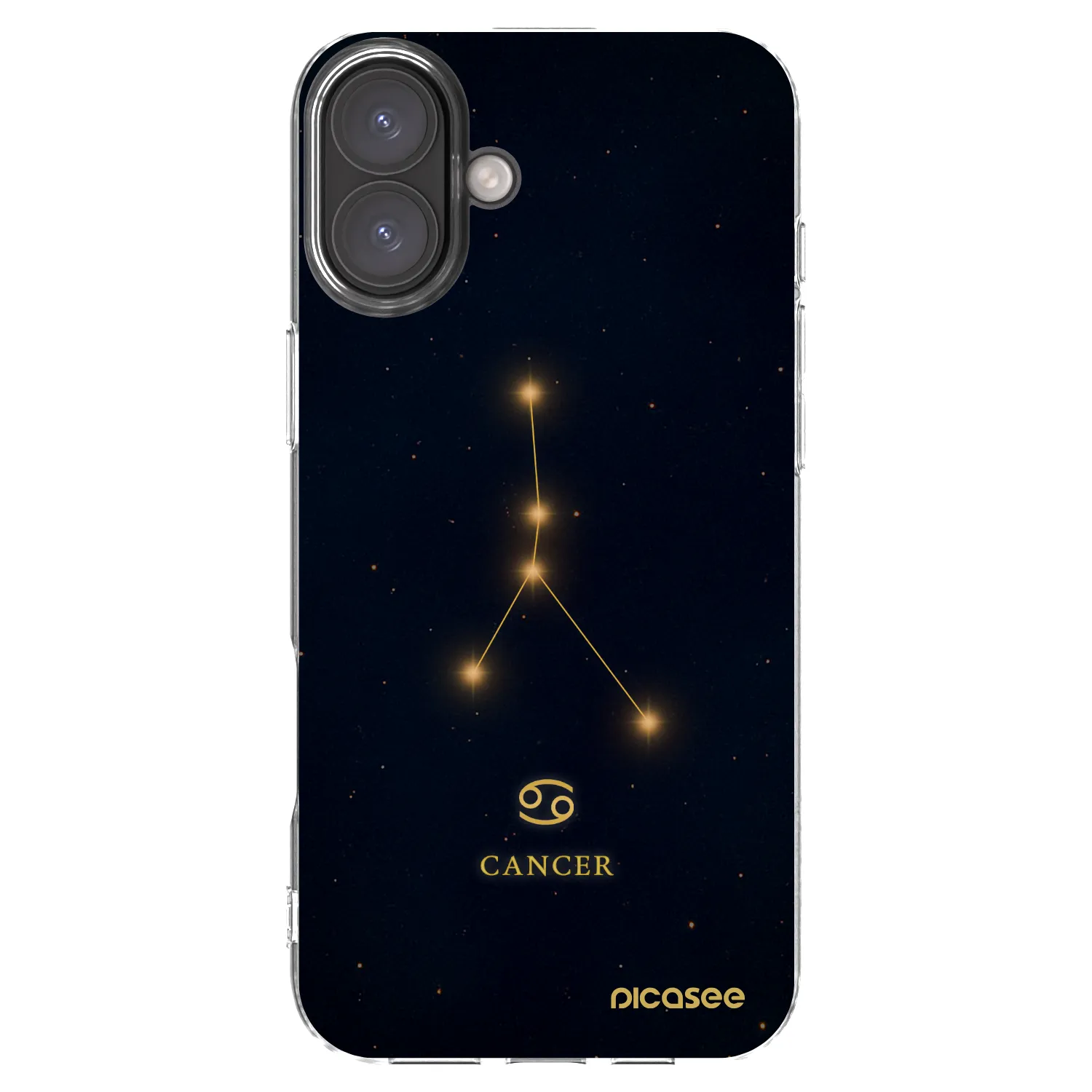 Picasee husă transparentă din silicon pentru Apple iPhone 16 Plus - CANCER