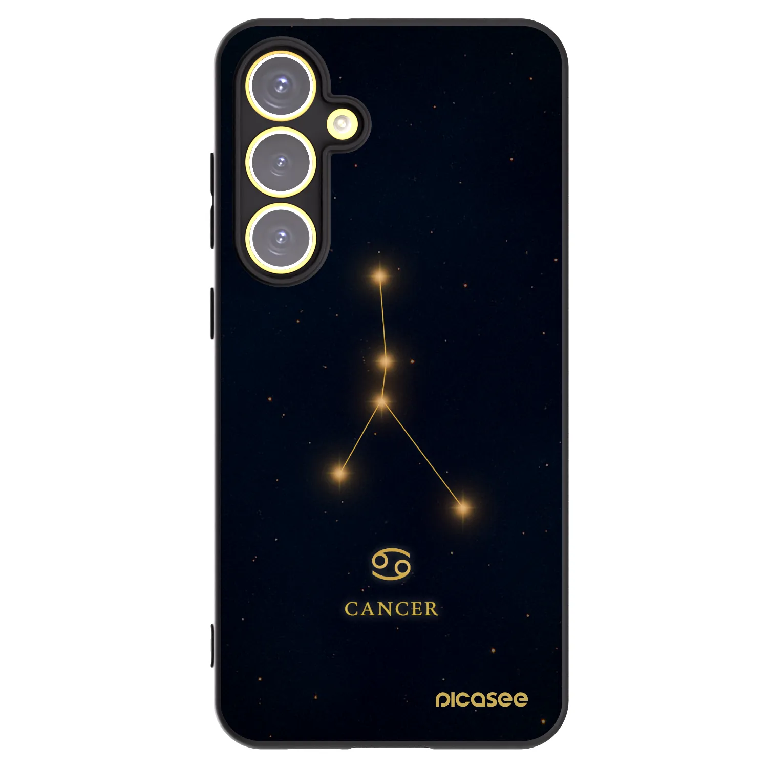 Picasee husă neagră din silicon pentru Samsung Galaxy S24 FE S721B - CANCER
