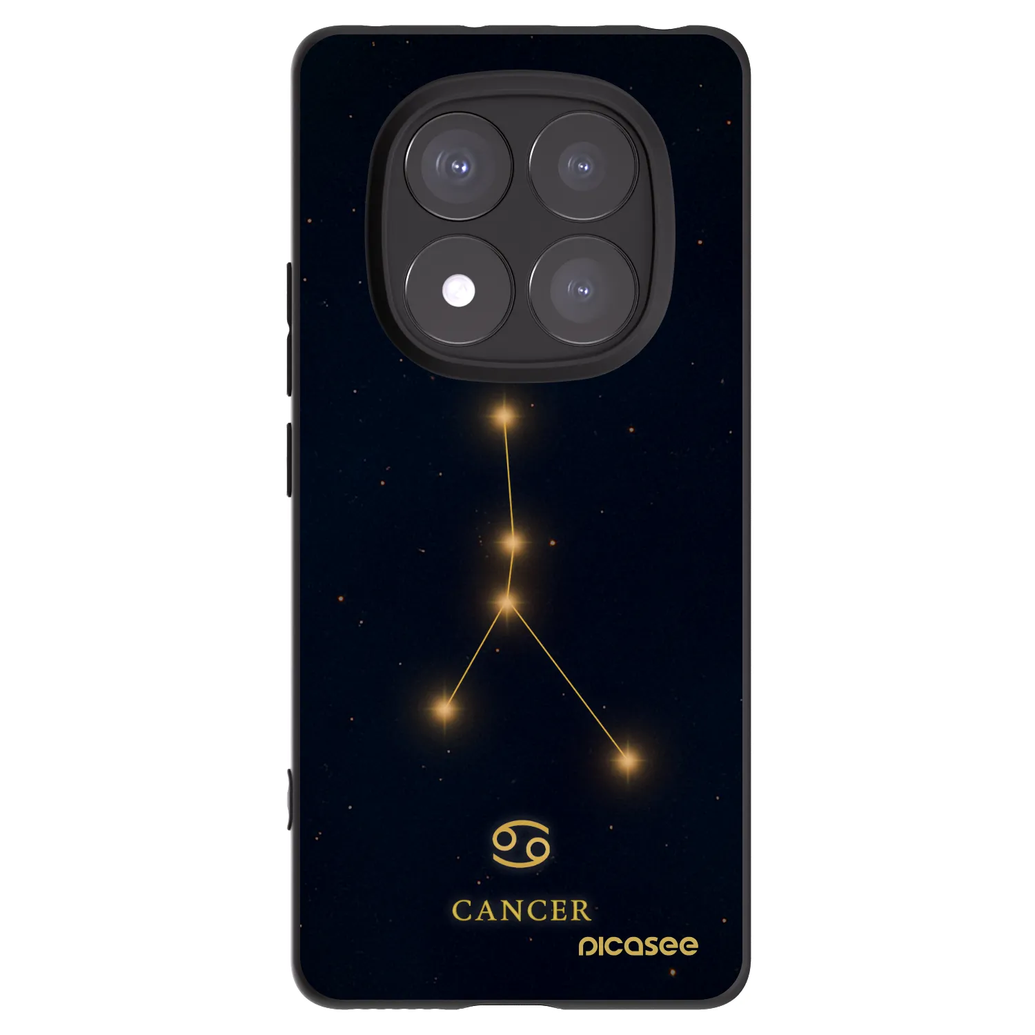 Picasee husă neagră din silicon pentru Xiaomi Redmi Note 14 Pro 5G - CANCER