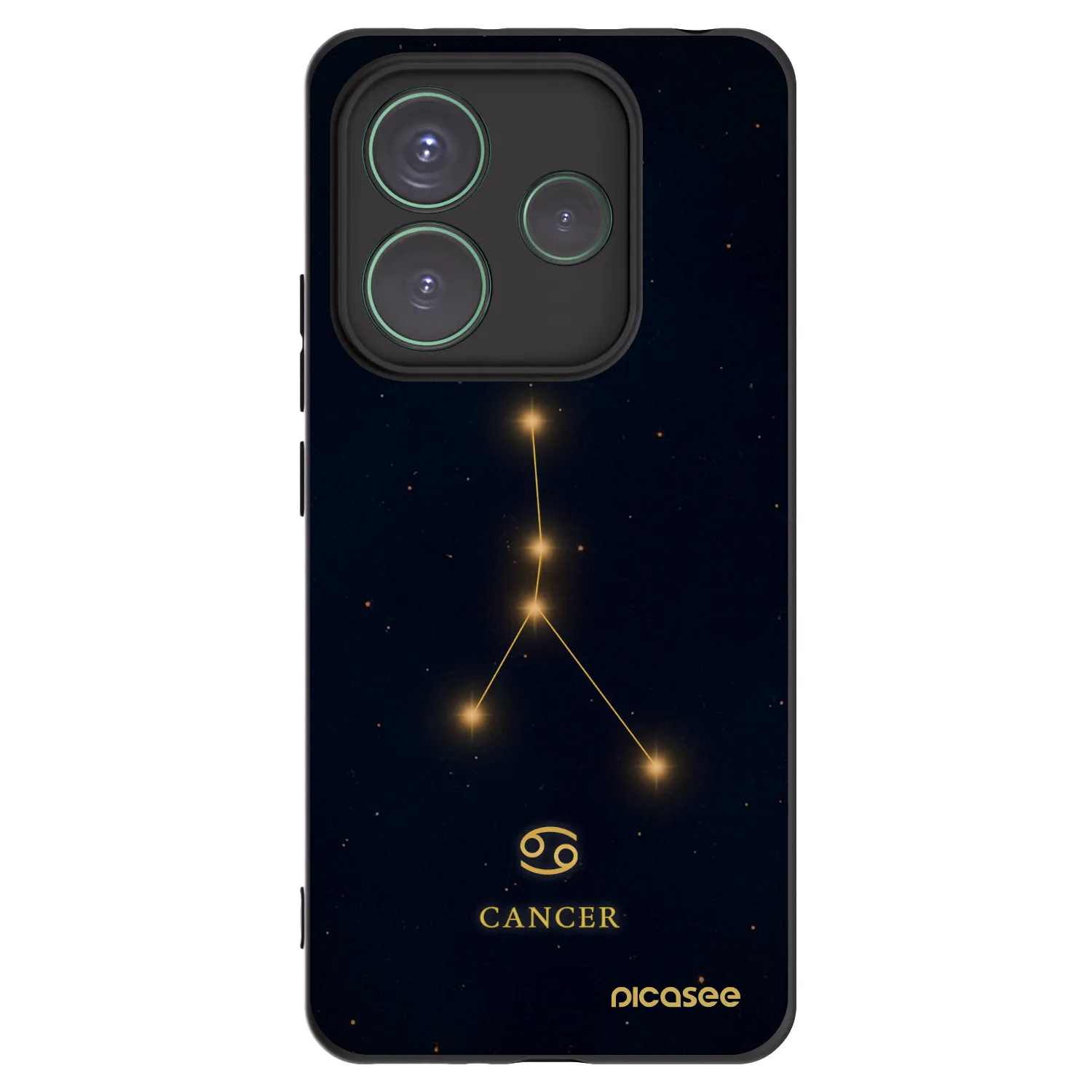 Picasee husă neagră din silicon pentru Xiaomi Redmi Note 14 5G - CANCER