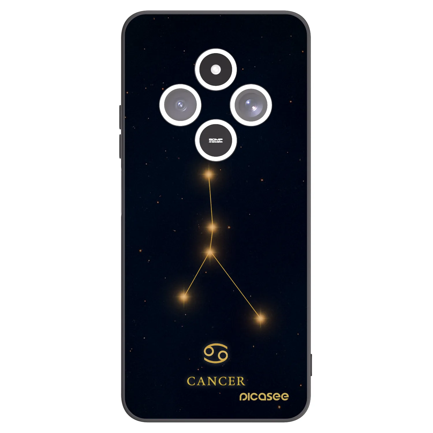 Picasee husă neagră din silicon pentru Xiaomi Redmi 14C - CANCER