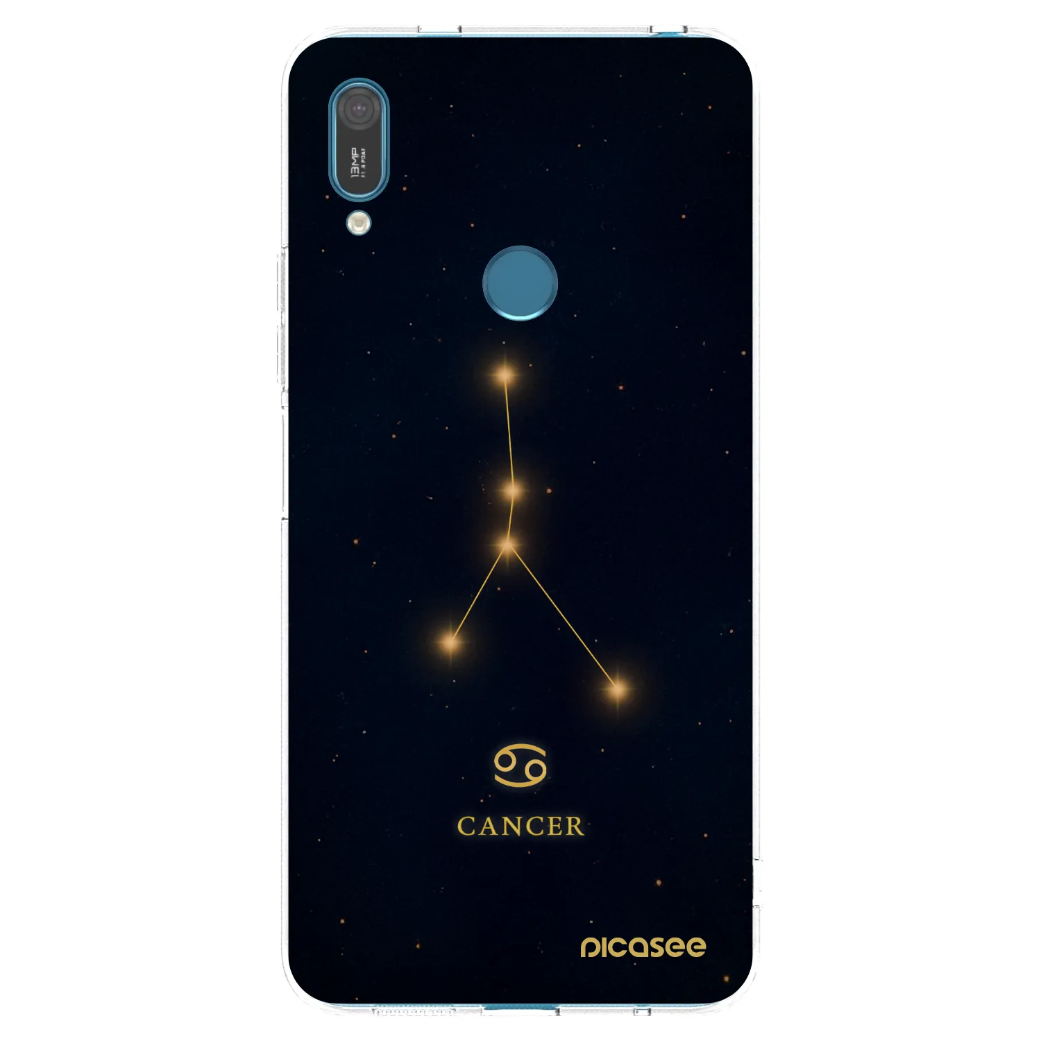 Picasee husă transparentă din silicon pentru Huawei Y7 2019 - CANCER
