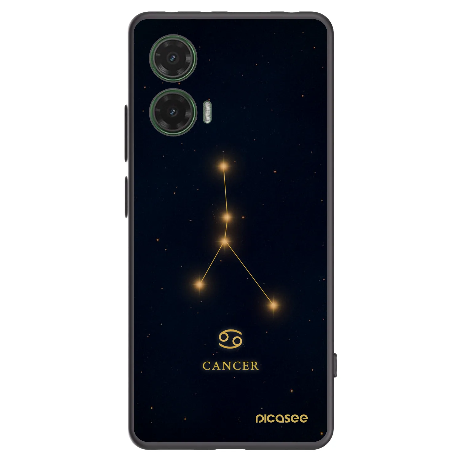 Picasee husă neagră din silicon pentru Motorola Moto G35 5G - CANCER