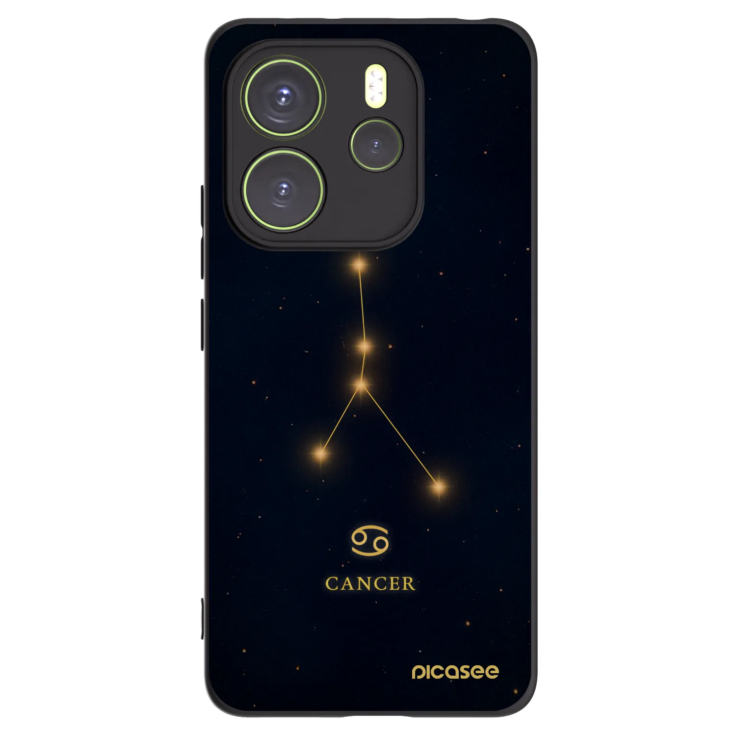 Picasee husă neagră din silicon pentru Xiaomi Redmi Note 14 4G - CANCER