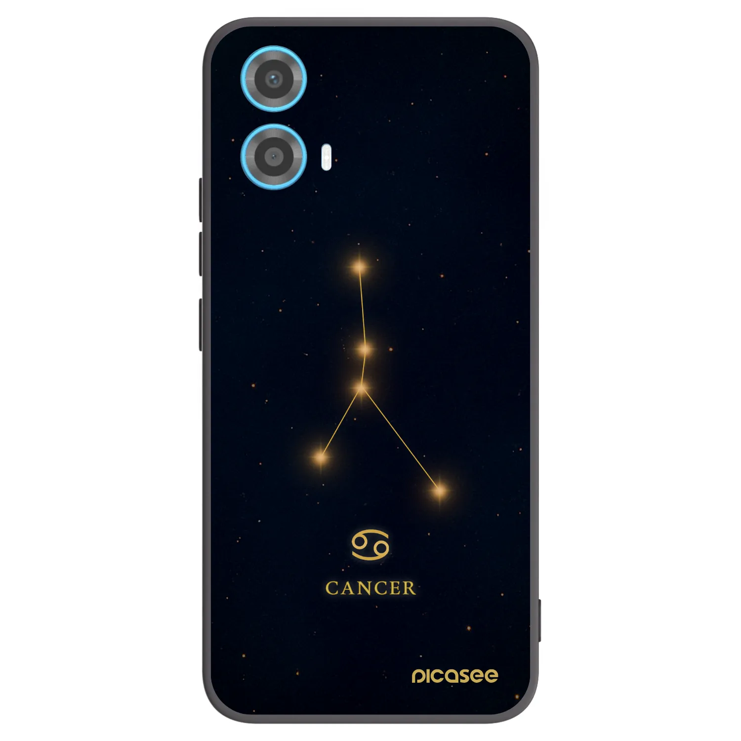 Picasee husă neagră din silicon pentru Motorola Moto G34 5G - CANCER