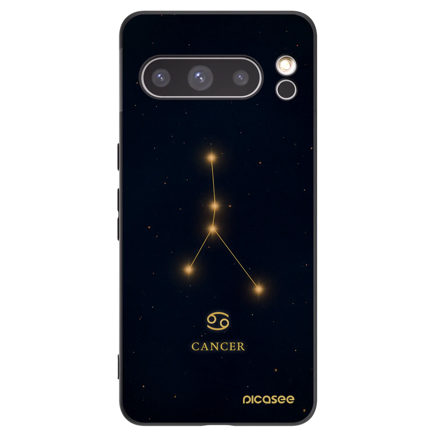 Picasee husă neagră din silicon pentru Google Pixel 8 Pro - CANCER