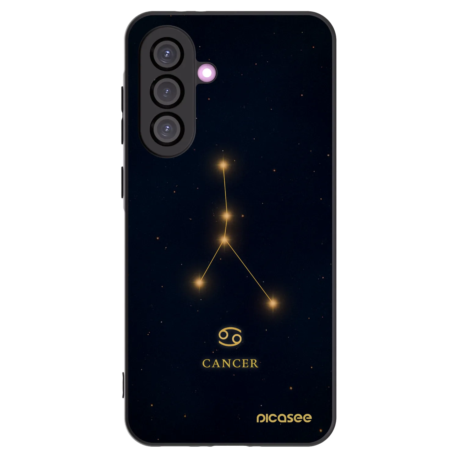 Picasee husă neagră din silicon pentru Samsung Galaxy A36 5G - CANCER
