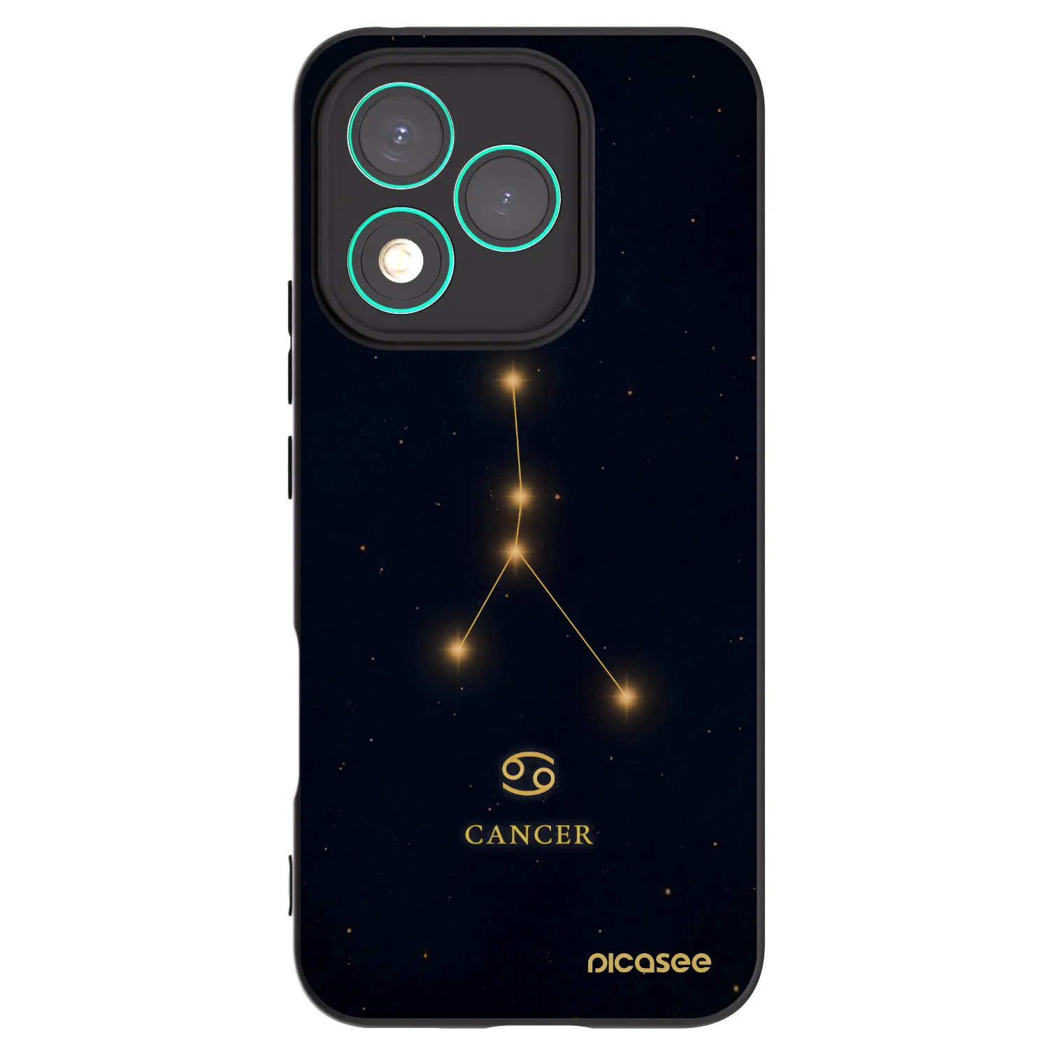 Picasee husă neagră din silicon pentru Honor 400 Lite 5G - CANCER