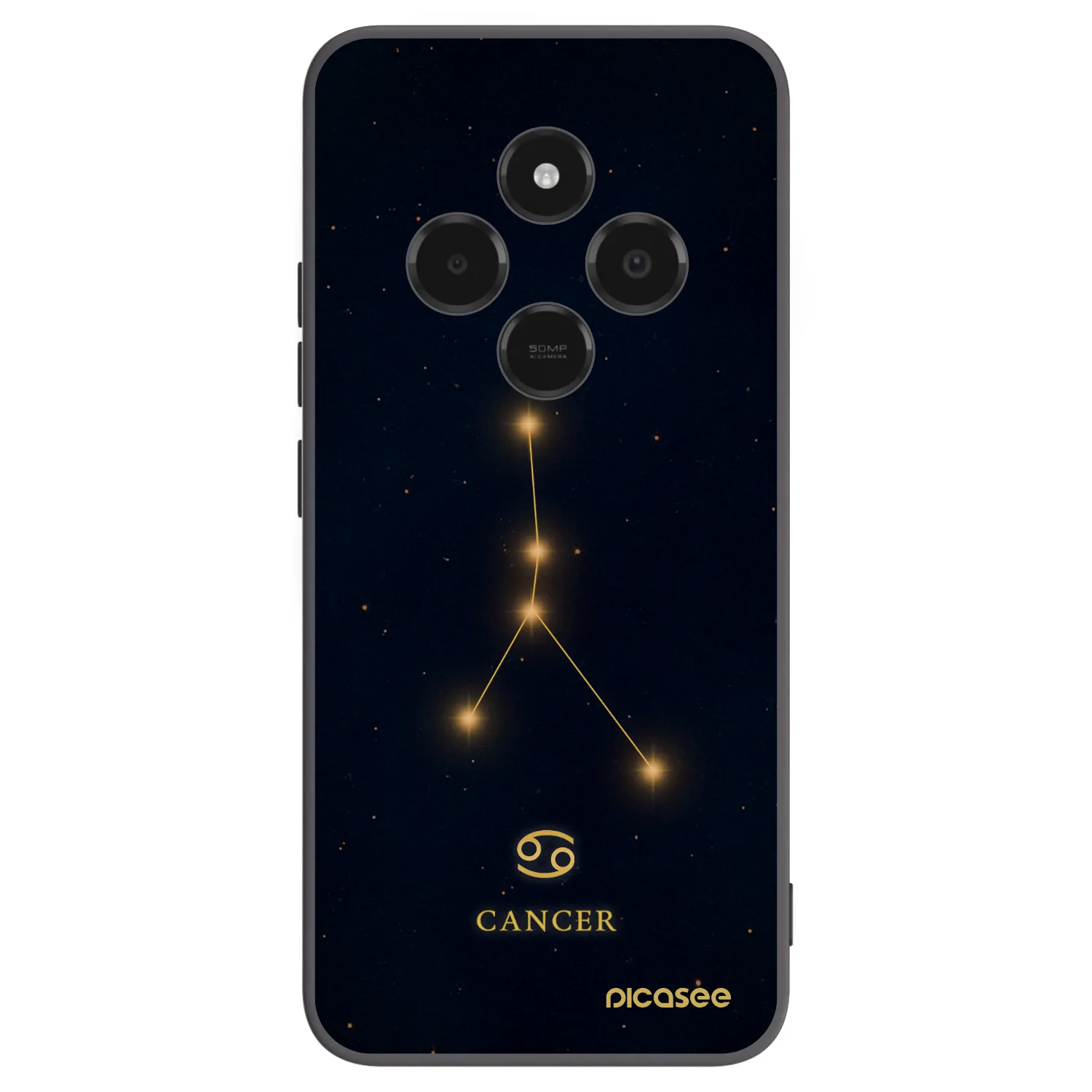 Picasee husă neagră din silicon pentru Xiaomi Poco C75 - CANCER