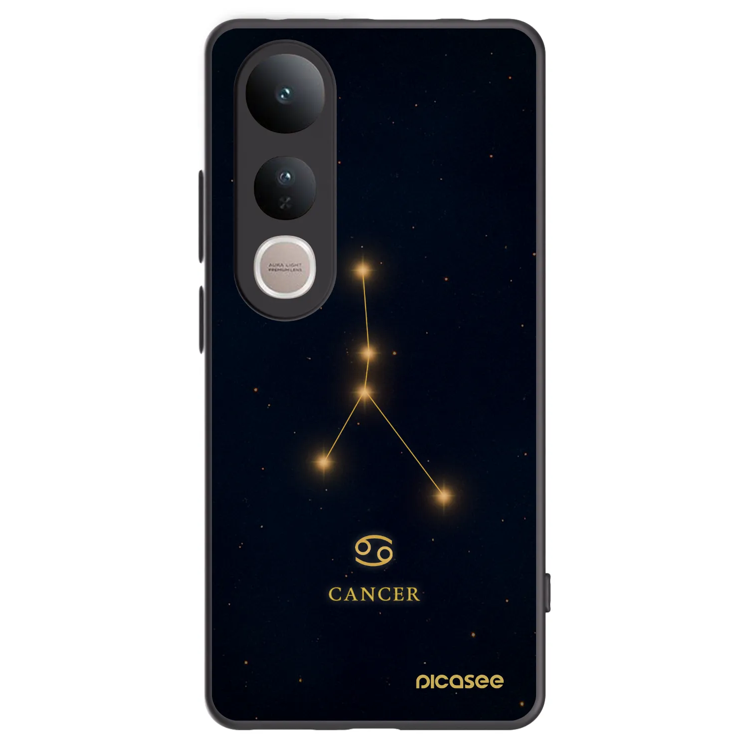 Picasee husă neagră din silicon pentru Vivo V50 Lite 5G - CANCER