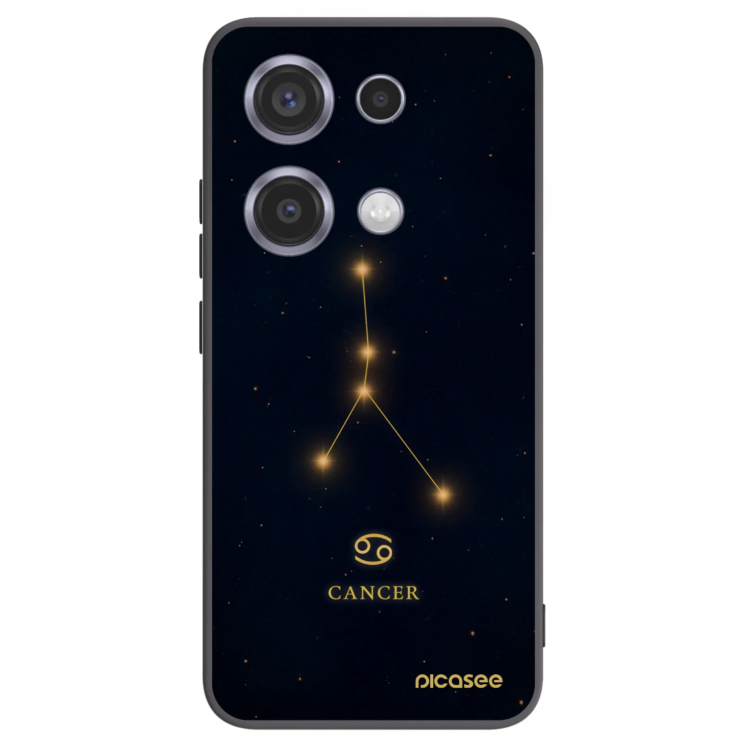 Picasee husă neagră din silicon pentru Xiaomi Redmi Note 14S - CANCER