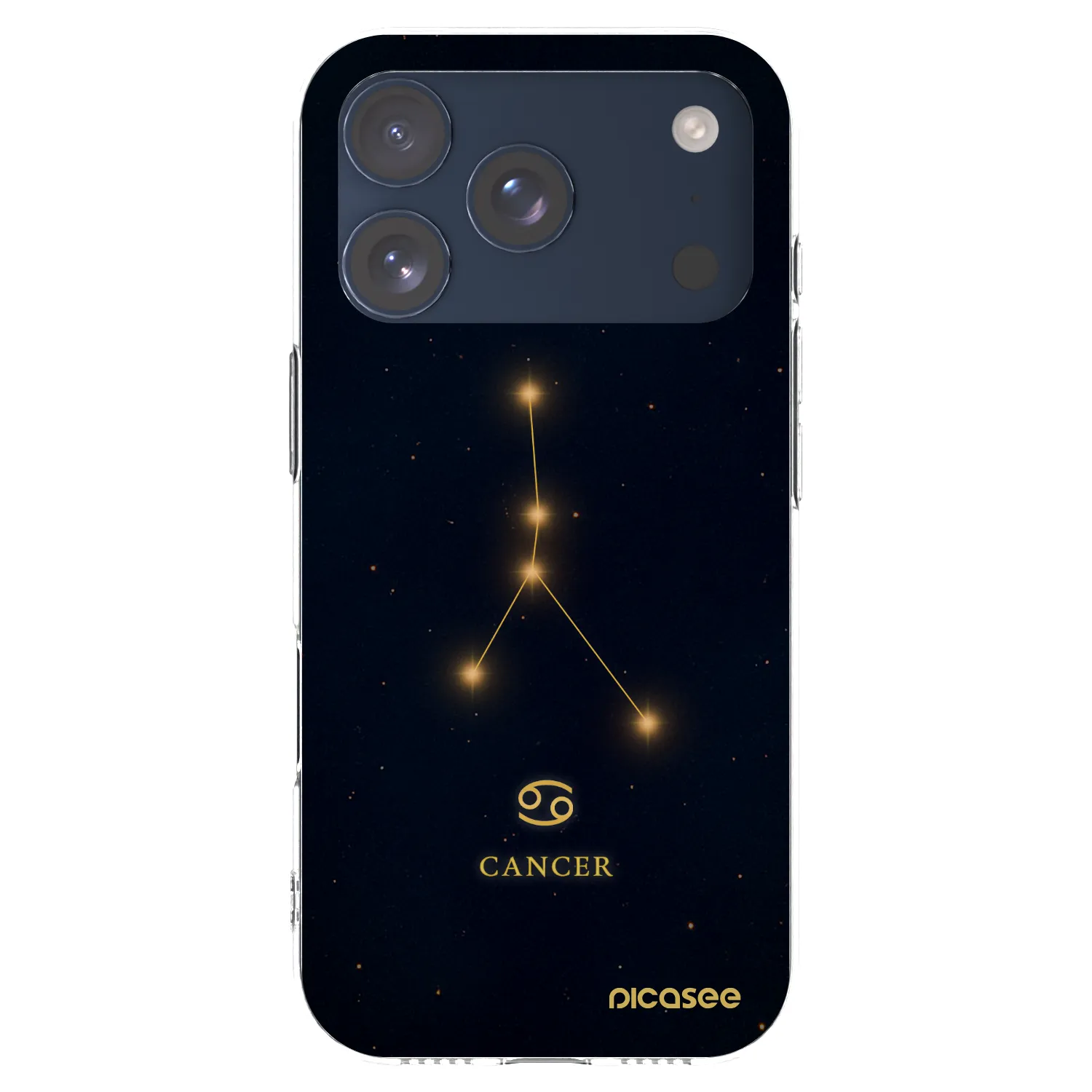 Picasee husă transparentă din silicon pentru Apple iPhone 17 Pro - CANCER