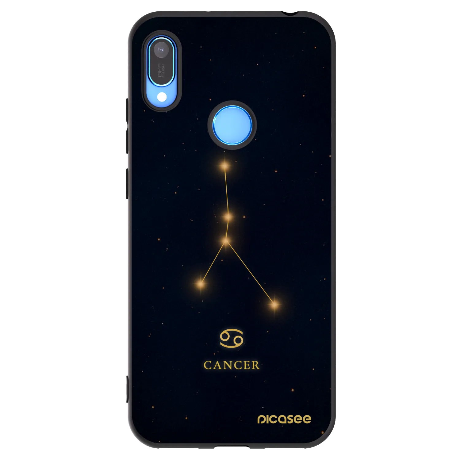 Picasee husă neagră din silicon pentru Huawei Y6 2019 - CANCER