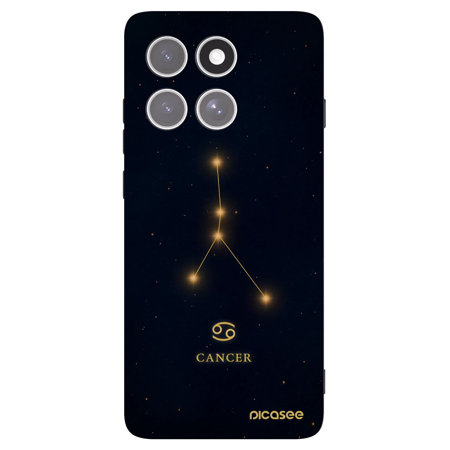 Picasee husă neagră din silicon pentru Motorola Edge 60 Pro - CANCER