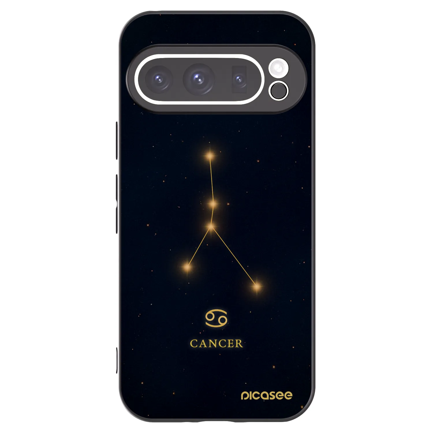 Picasee husă neagră din silicon pentru Google Pixel 9 Pro XL - CANCER