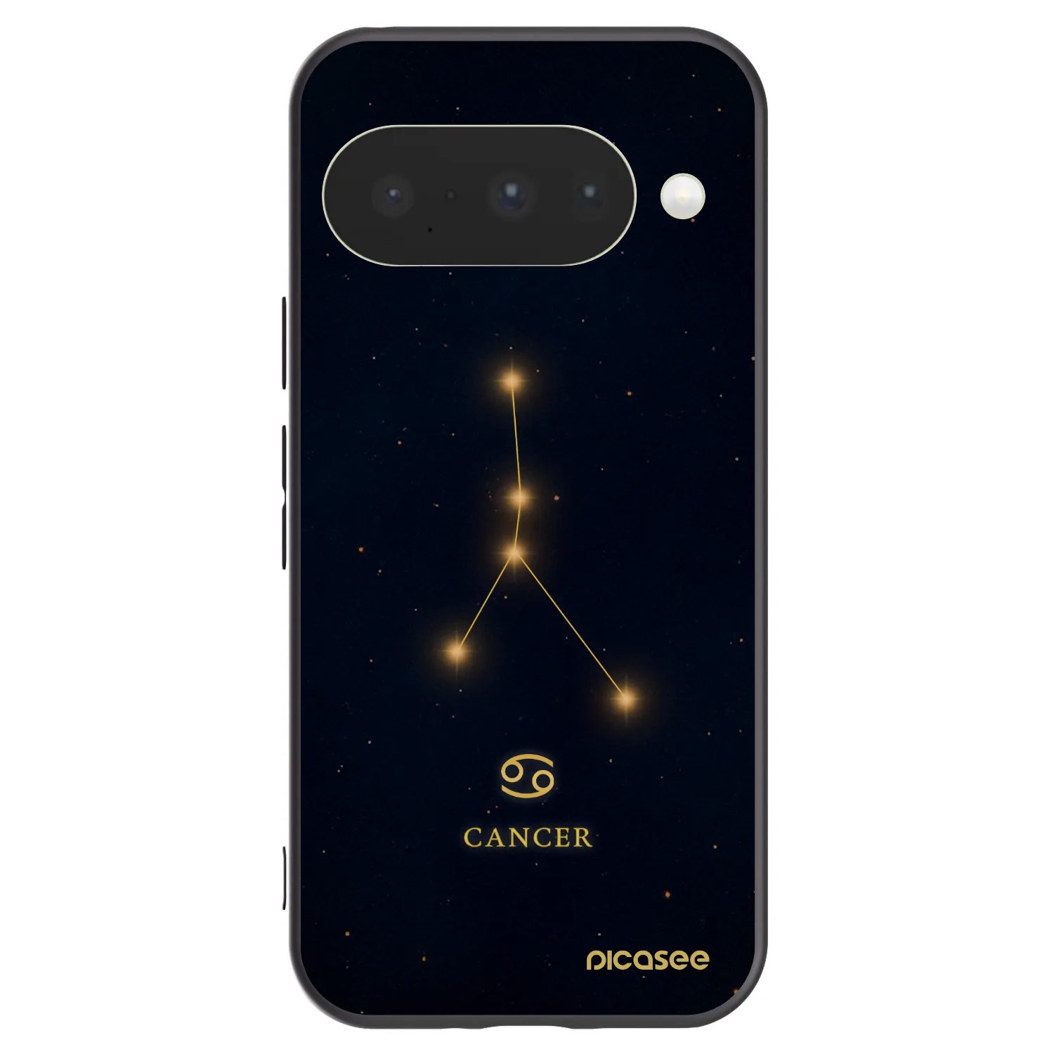 Picasee husă neagră din silicon pentru Google Pixel 10 - CANCER