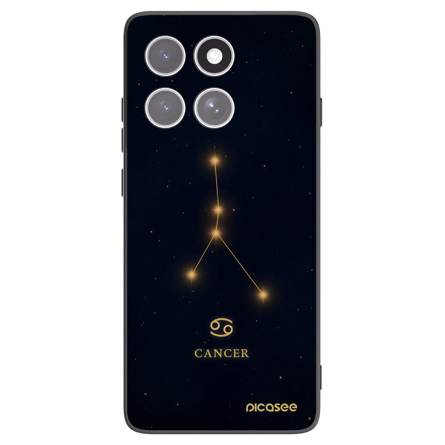 Picasee husă neagră din silicon pentru Motorola Edge 60 Fusion - CANCER
