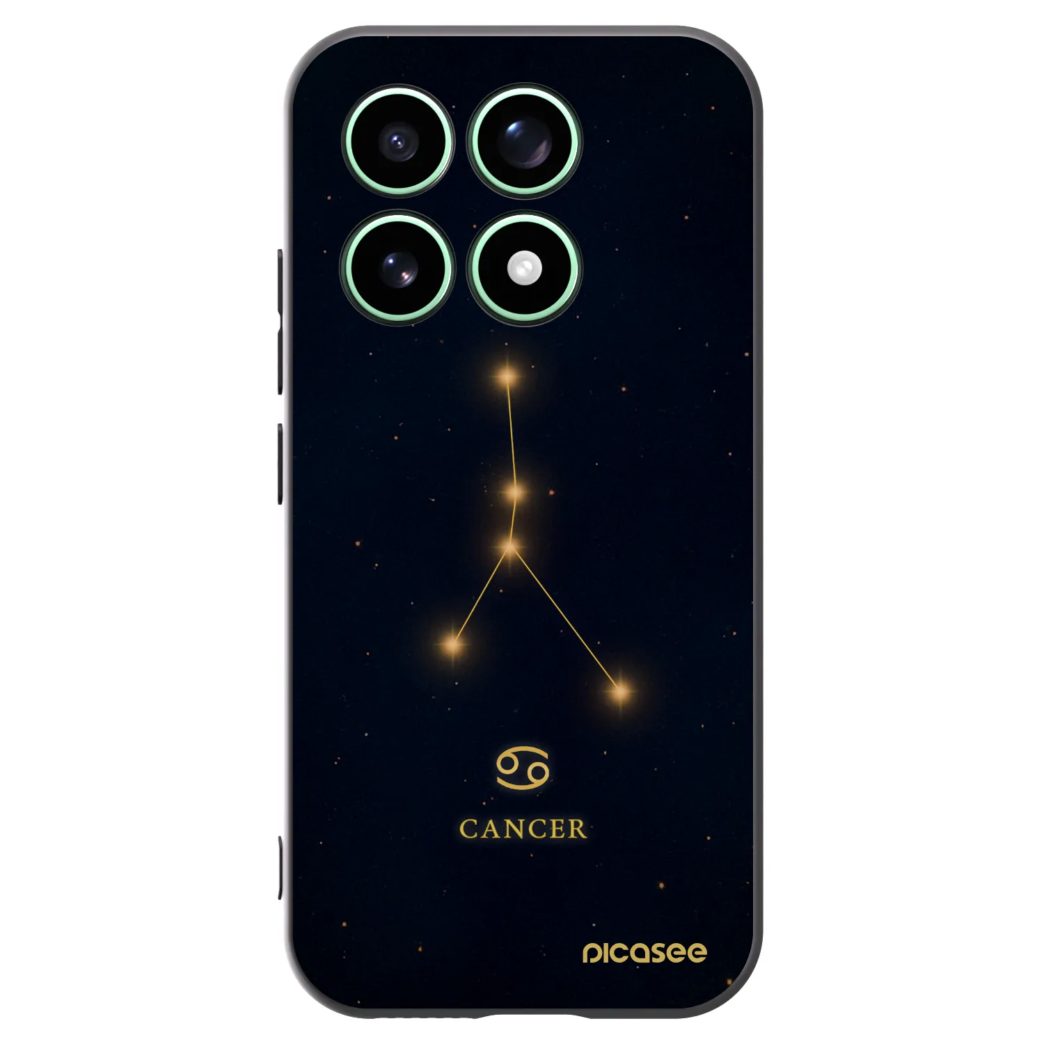 Picasee husă neagră din silicon pentru Xiaomi 17 - CANCER
