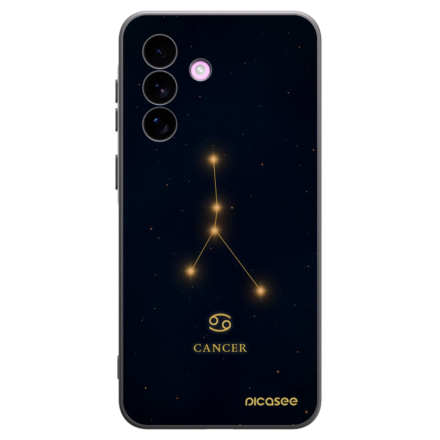 Picasee husă neagră din silicon pentru Samsung Galaxy A57 5G - CANCER