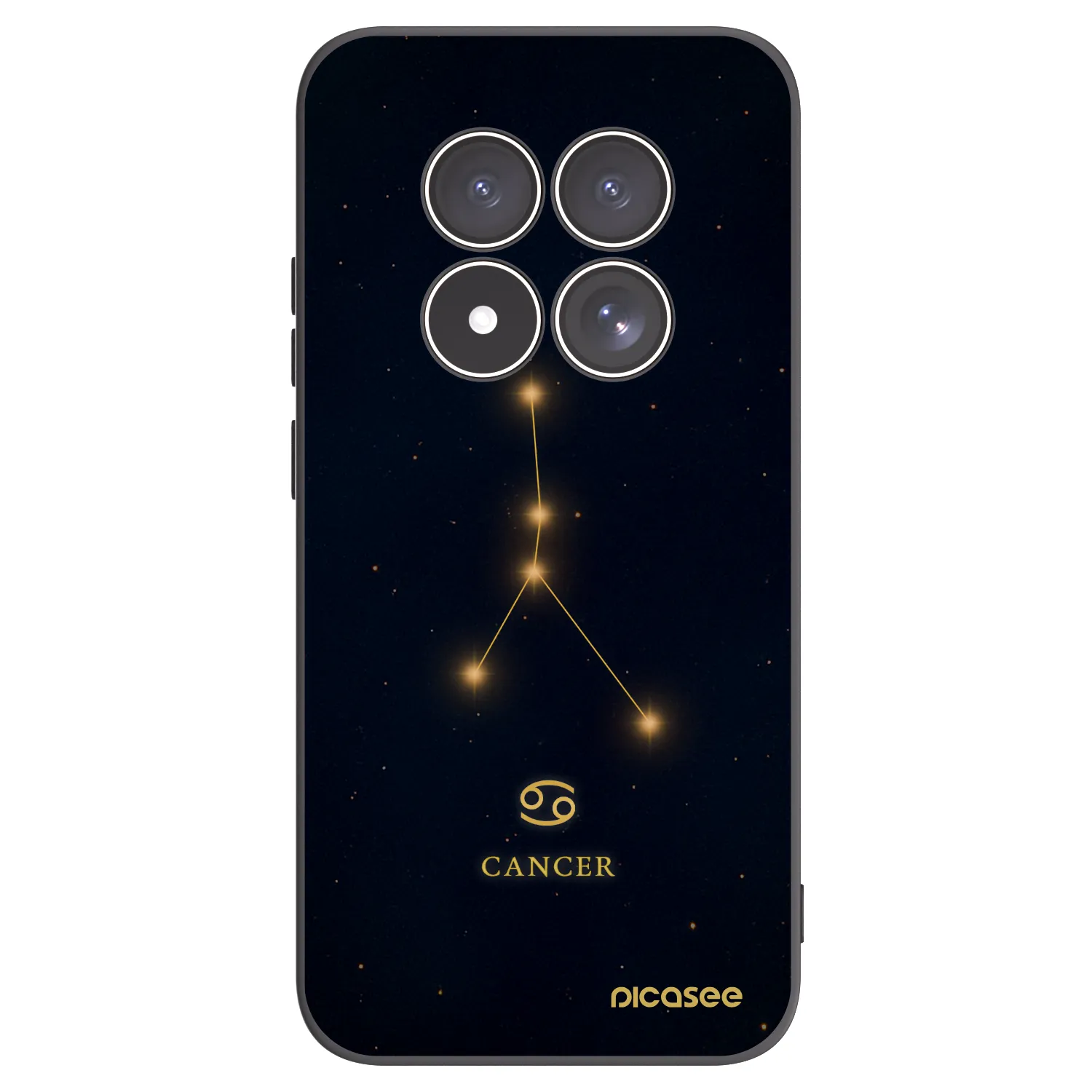 Picasee husă neagră din silicon pentru Xiaomi Redmi Note 15 Pro 5G - CANCER